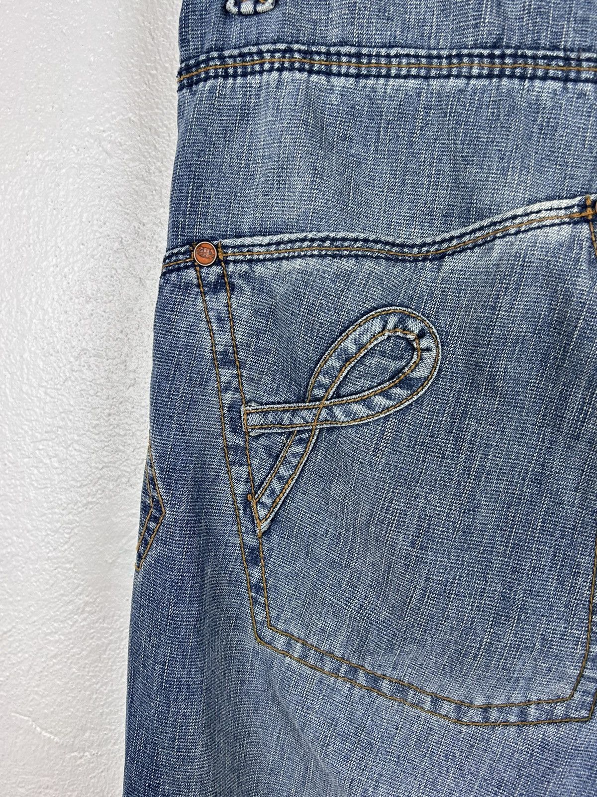 Pelle Pelle 00s Vintage Pelle Pelle Y2K Dark Wash Rap Hip Hop Jeans Size US 34 / EU 50 - 8 Thumbnail