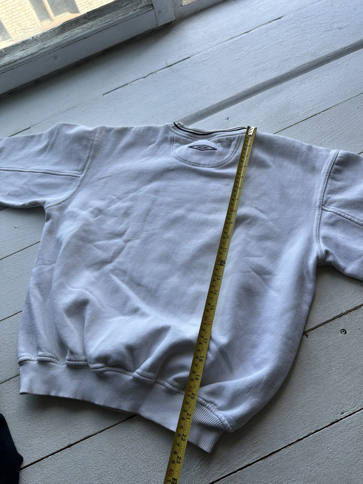 Umbro × Vintage 🚨90s UMBRO Big Logo WHITE Oversized Sweatshirt y2k rare Size US M / EU 48-50 / 2 - 18 Thumbnail