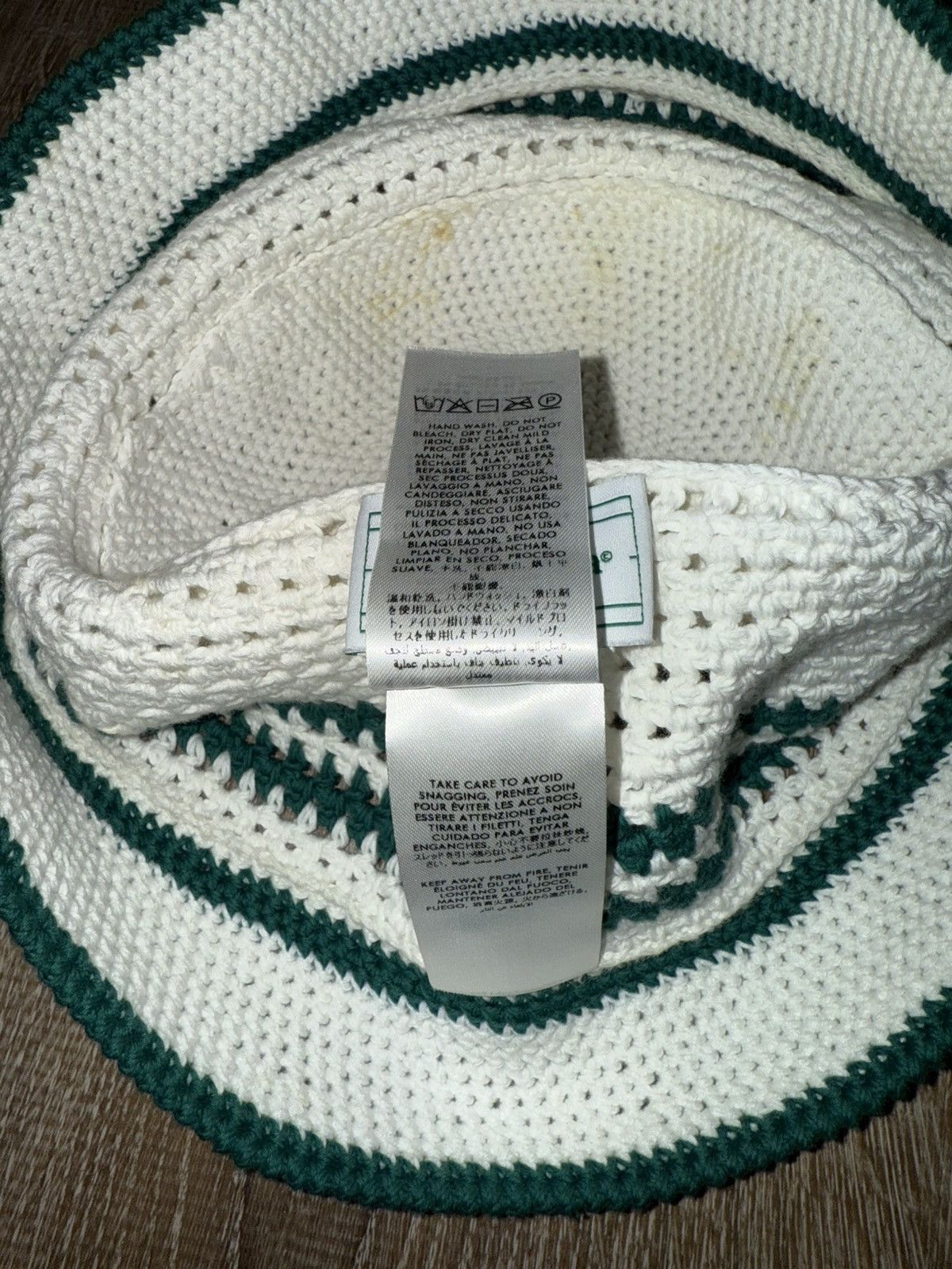 Casablanca Casablanca Crochet Tennis Bucket Hat Size ONE SIZE - 5 Thumbnail