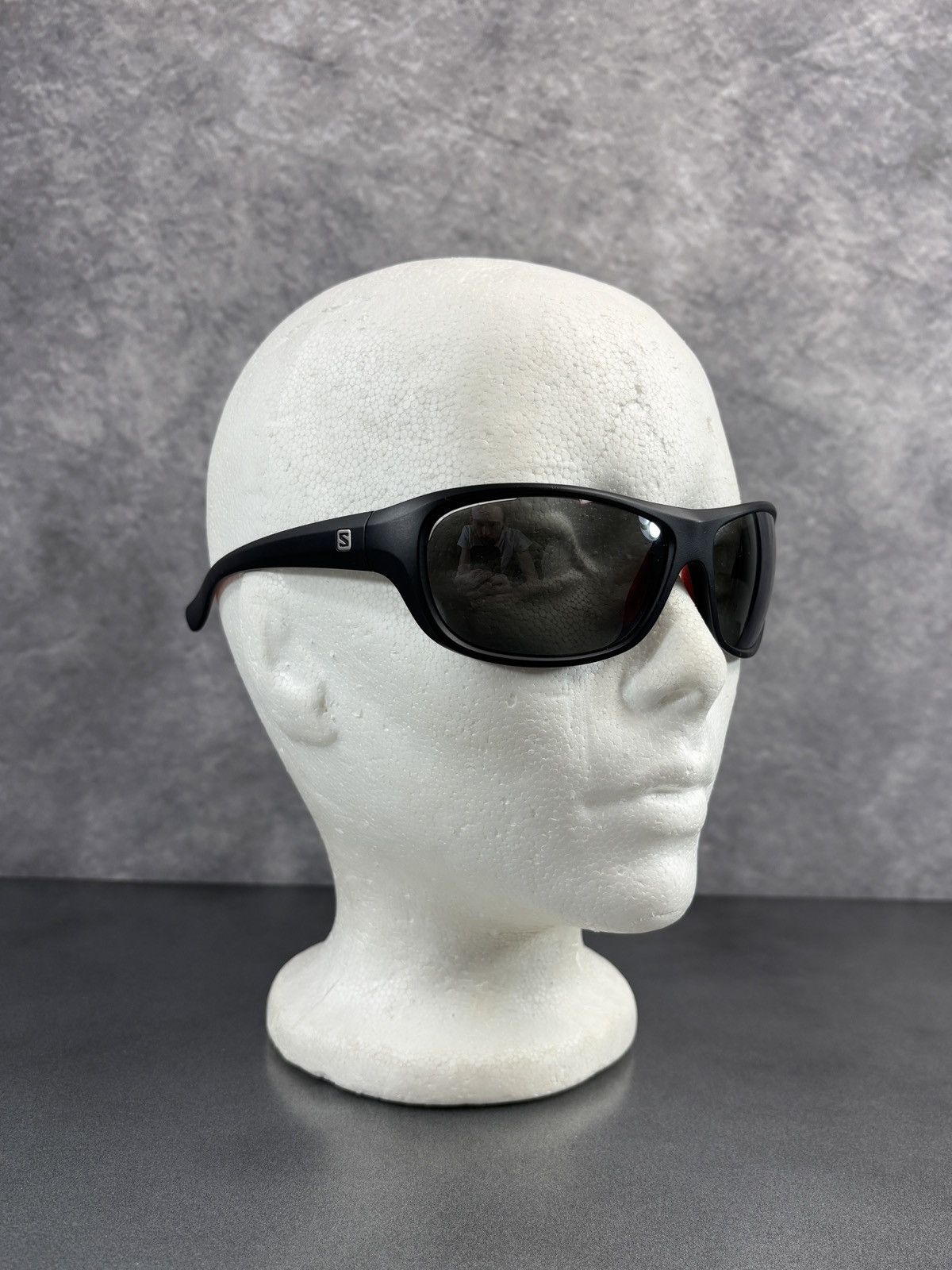 Salomon × Vintage 2000s Salomon Sunglasses Y2K Vintage Sport Wrap Case Italy Size ONE SIZE - 13 Thumbnail