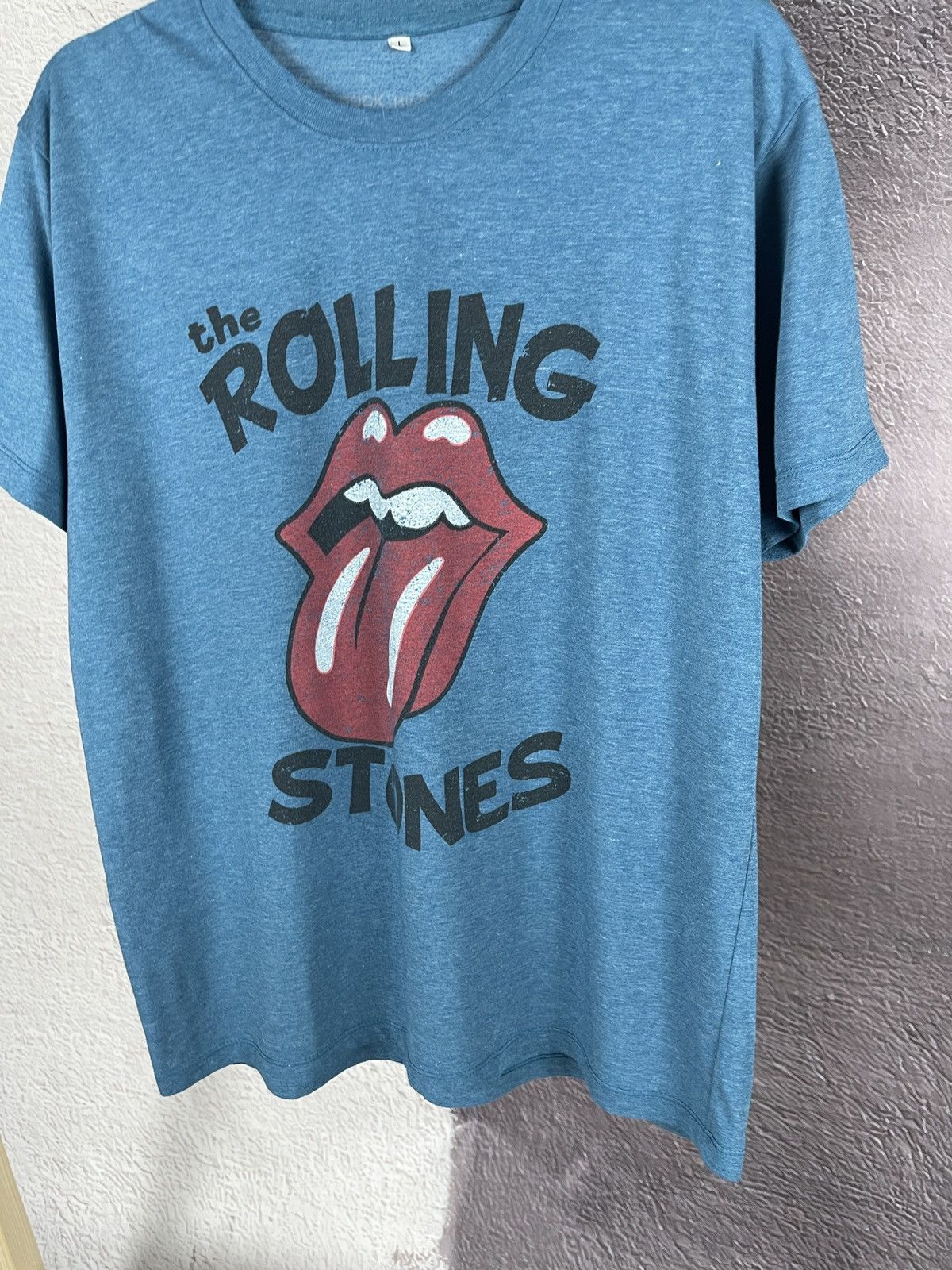 Band Tees The Rolling Stones blue vintage tee shirt Size US L / EU 52-54 / 3 - 5 Thumbnail