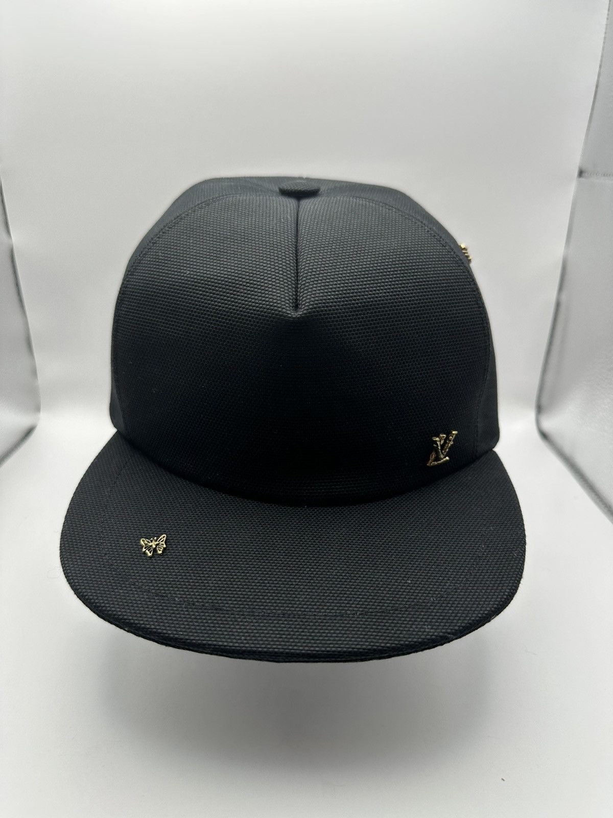 image of Louis Vuitton Cap in Black, Men's