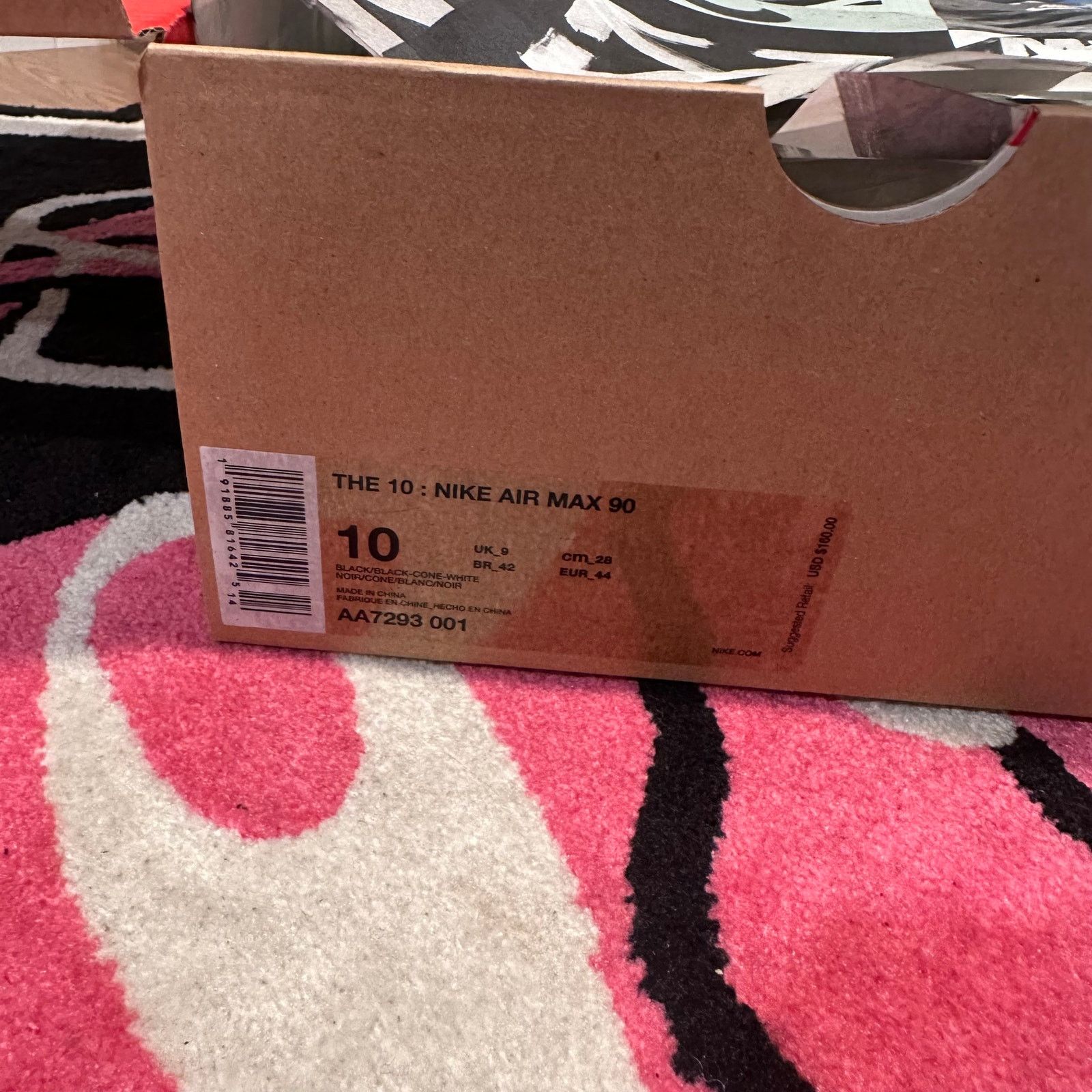 Off-White Nike Air Max 90 Off-White “Black” - Size 10 - Brand New Size US 10 / EU 43 - 8 Thumbnail