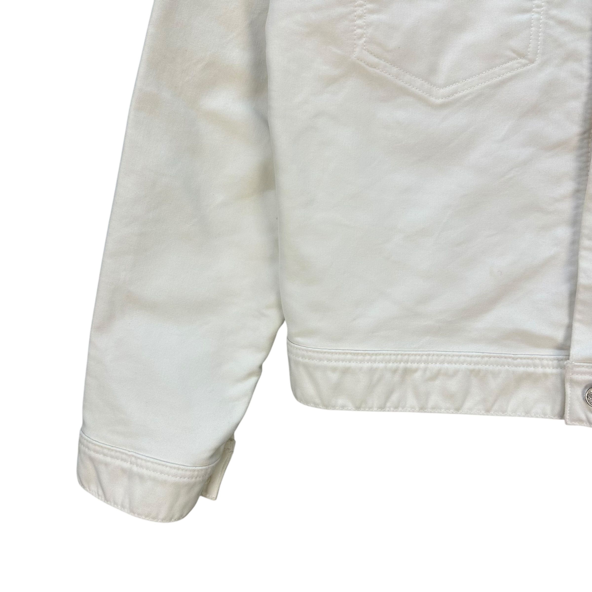 Tom Ford TOM FORD Made in Usa Slim Fit White Denim Jacket #A80-1938 Size US L / EU 52-54 / 3 - 5 Thumbnail