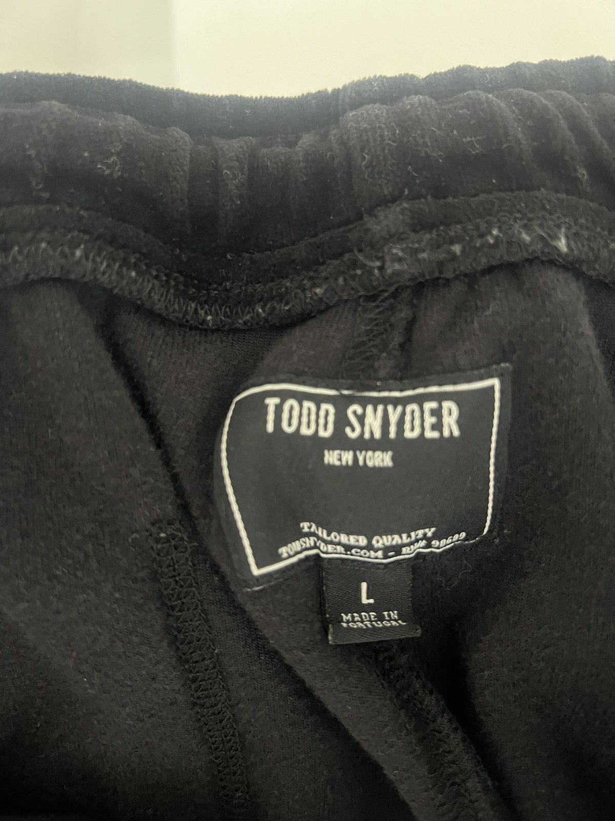 Todd Snyder Black velour joggers Size US 34 / EU 50 - 2 Thumbnail