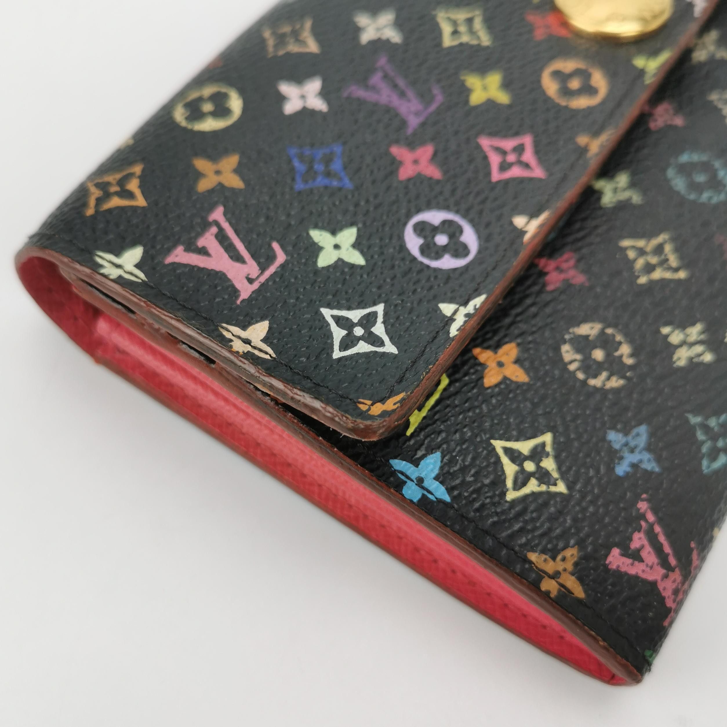 Louis Vuitton Louis Vuitton (LV) Black Tricolor Classic Fashion Wallet -y Size ONE SIZE - 6 Thumbnail
