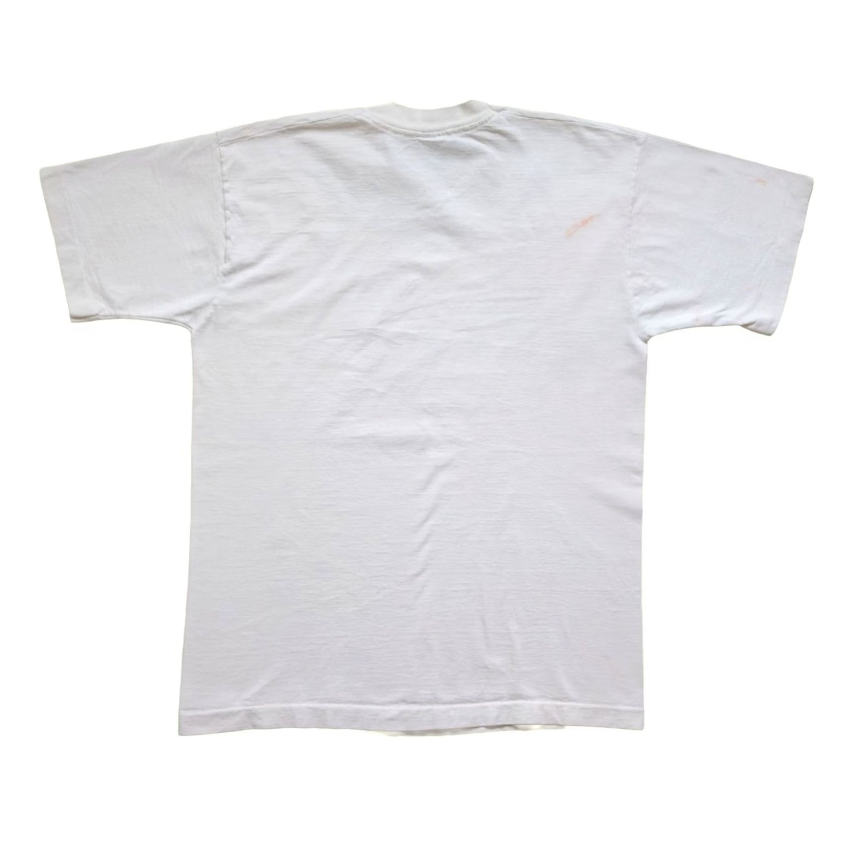 Fruit Of The Loom VINTAGE Fruit of the Loom GOD ANIMAL BIRD HOUSE LORD PROVIDES GRAPHIC COTTON T SHIRT L Men Short Sleeve Crew Neck White 28" Length Regular Size L Size US L / EU 52-54 / 3 - 3 Thumbnail