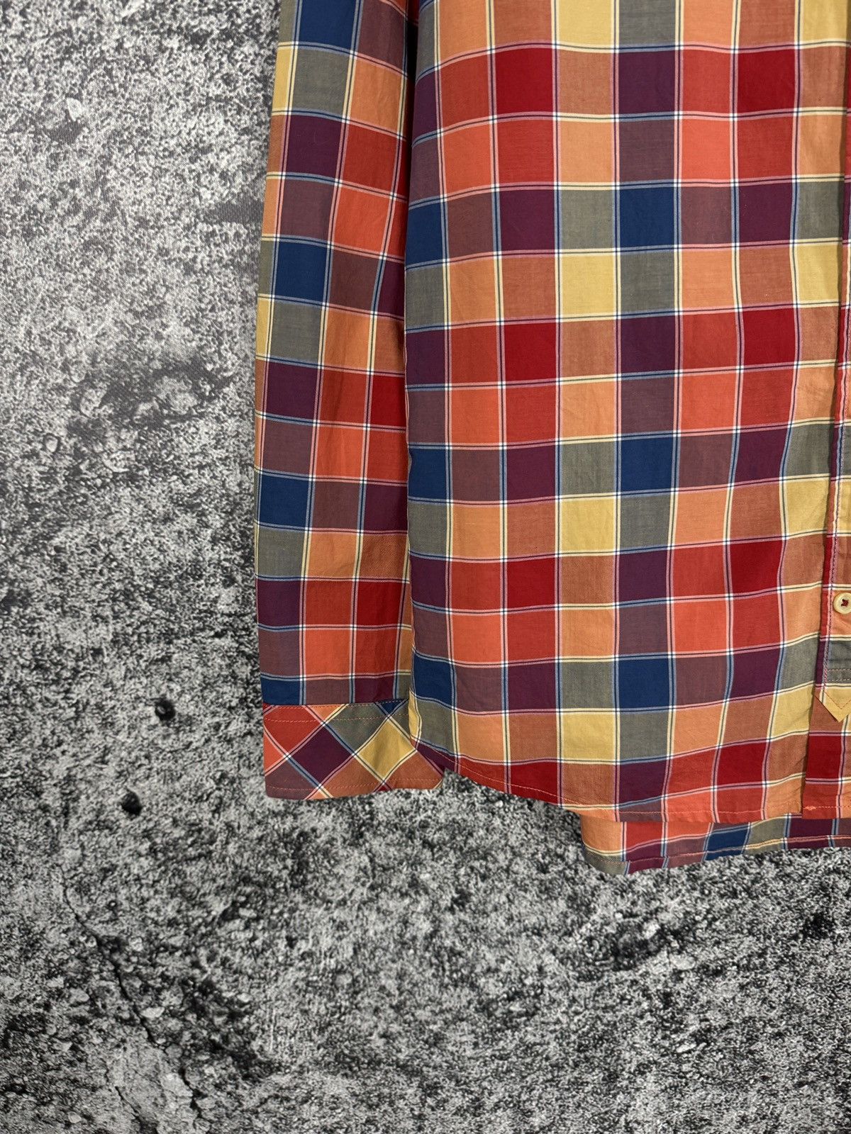 NN07 NN07 Derek Long Sleeve Plaid Shirt Button Up Multicolor Sz L Size US L / EU 52-54 / 3 - 4 Thumbnail