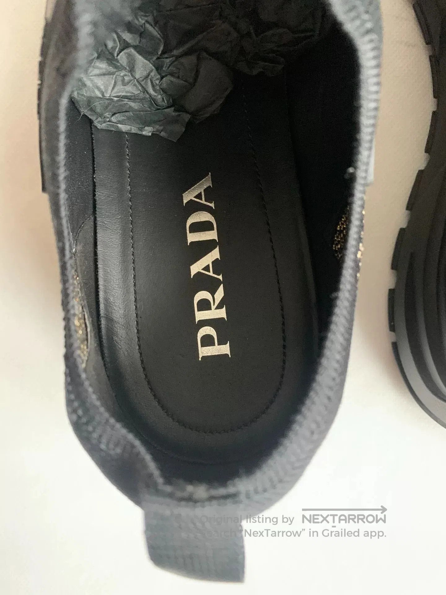 Prada Prada Black Gold Woven Low. Size US 9.5 / EU 42-43 - 6 Thumbnail