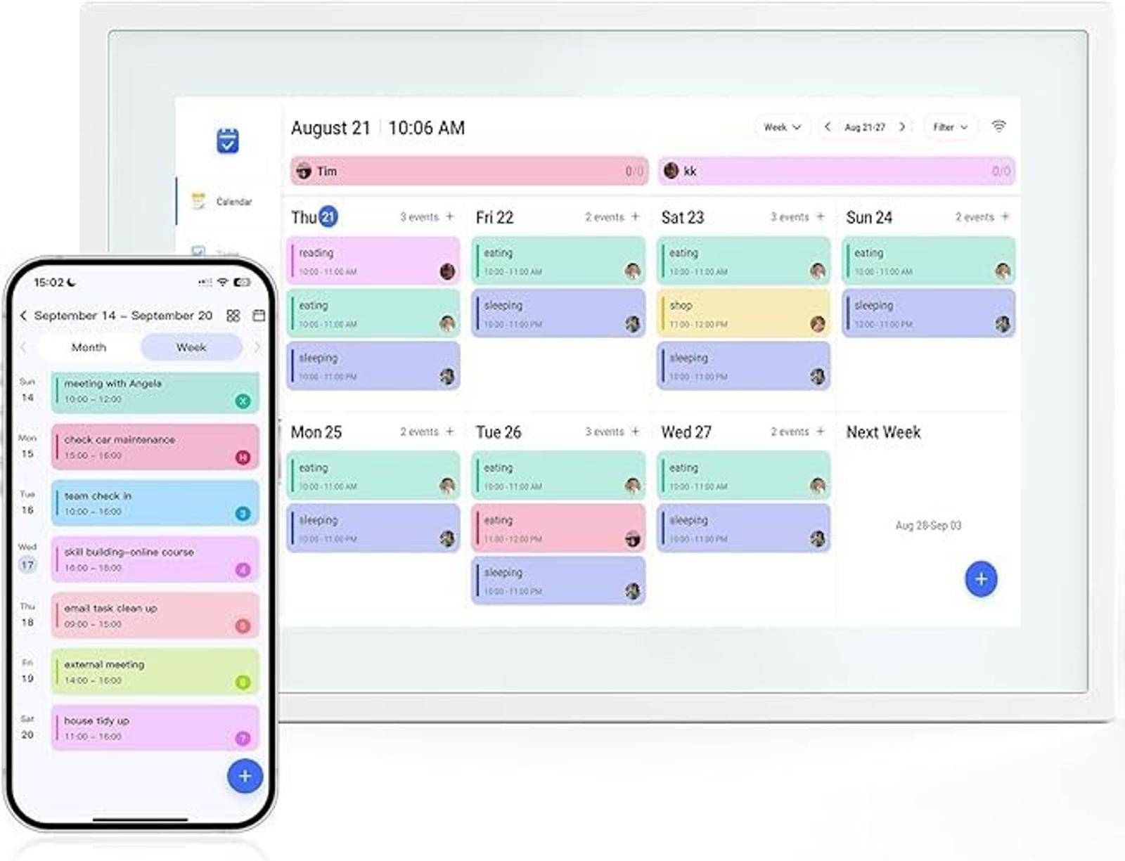 Other 10.1 in Smart Digital Calendar Planner, Touch Screen Size ONE SIZE - 4 Thumbnail