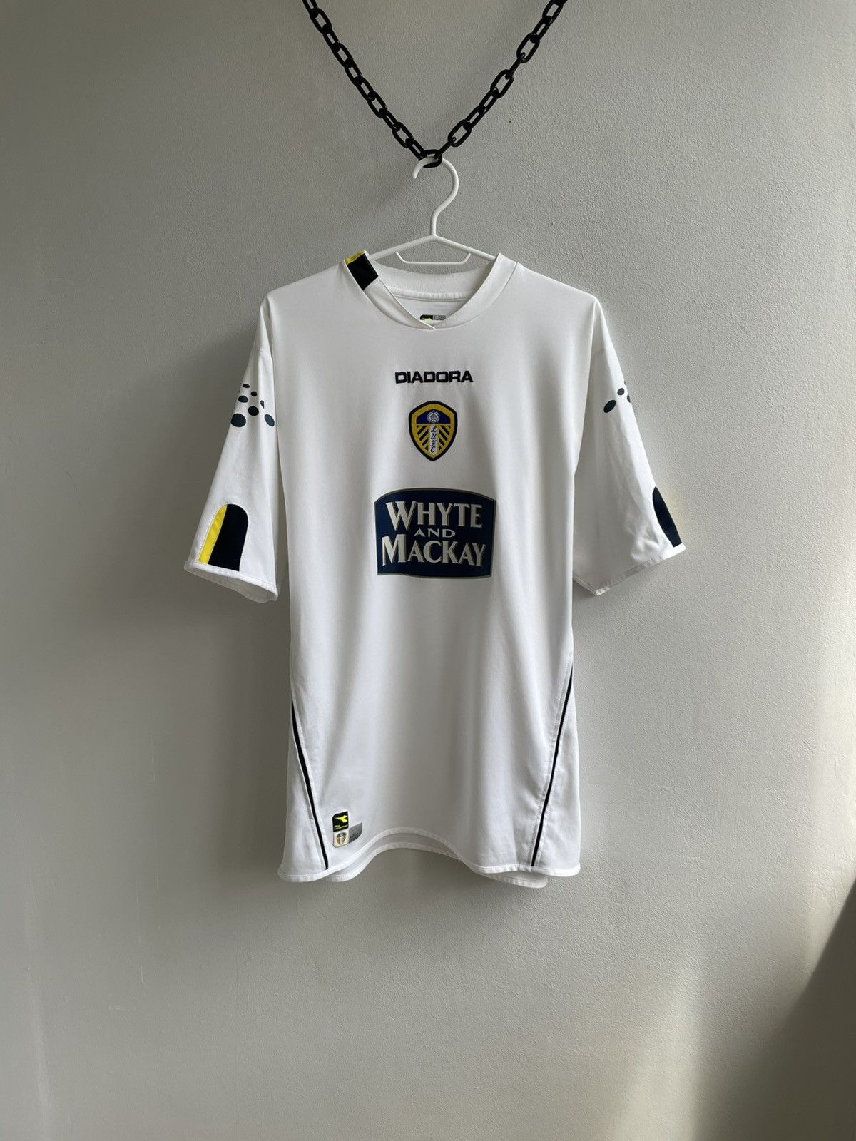 Vintage Leeds United 2004 2005 Football Shirt Soccer Jersey Diadora Size US M / EU 48-50 / 2 - 1 Thumbnail