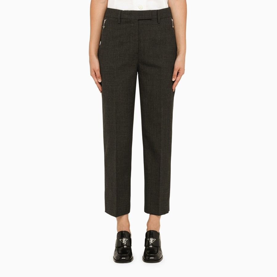 Prada o1d2blof0924 Pants in Grey Size 28" / US 6 / IT 42 - 1 Thumbnail