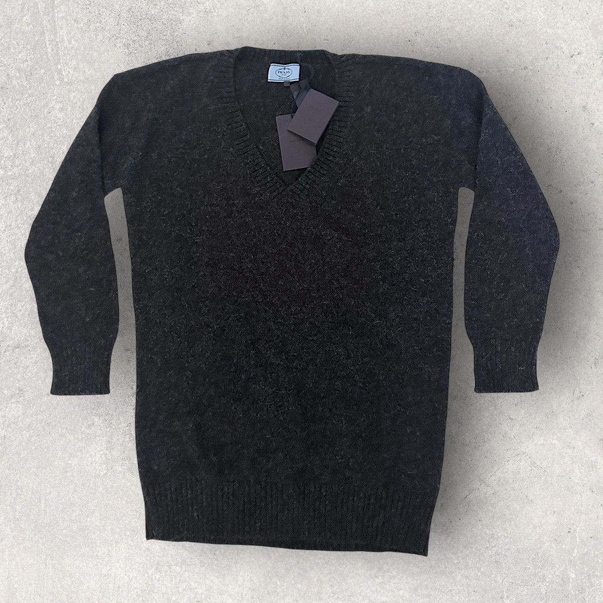 Prada Prada Knit V-Neck Sweater Size L / US 10 / IT 46 - 9 Thumbnail
