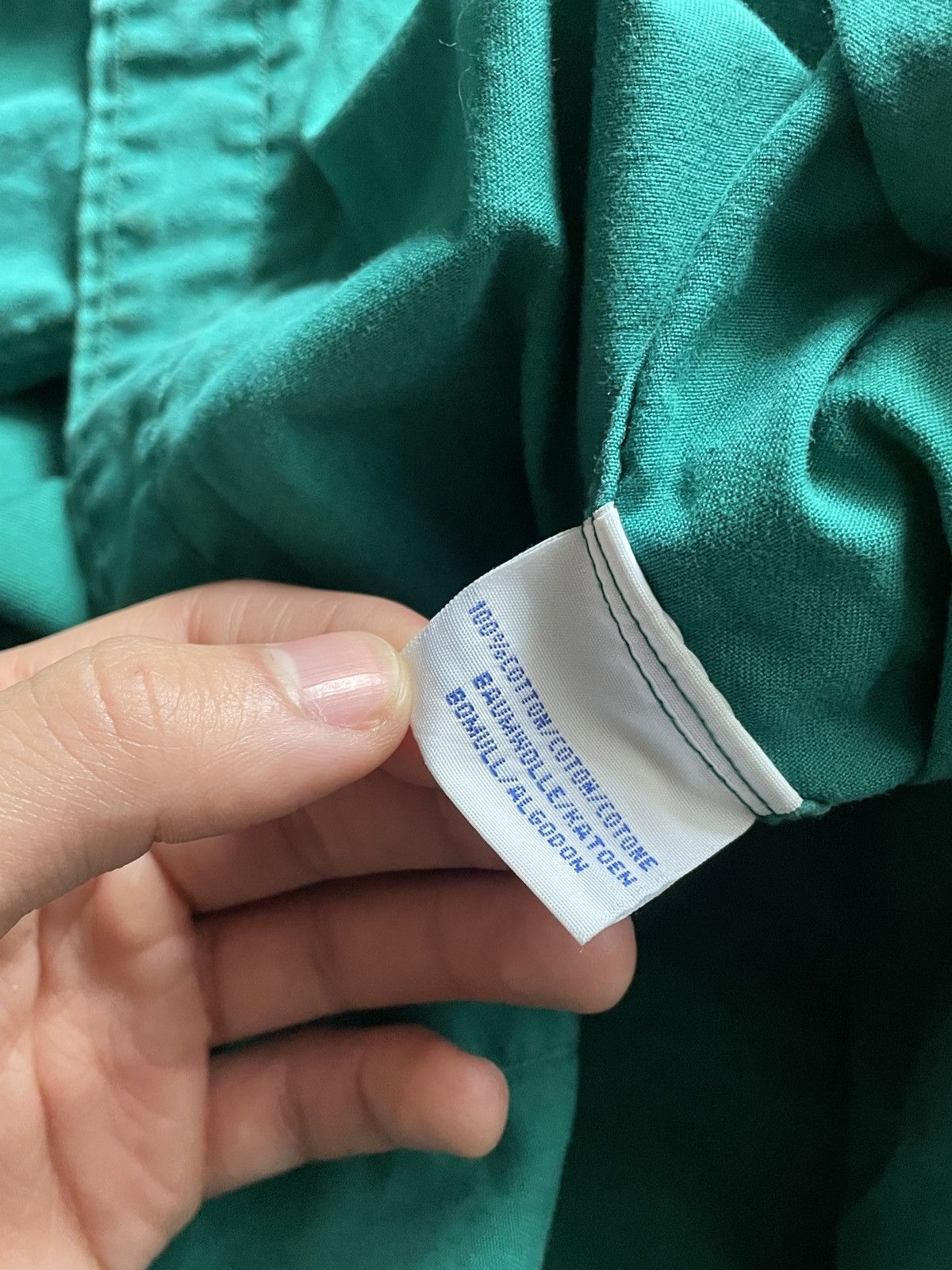 Polo Ralph Lauren × Vintage Vintage oversized Polo Ralph Lauren Pony Logo Green Shirt Size US L / EU 52-54 / 3 - 6 Thumbnail