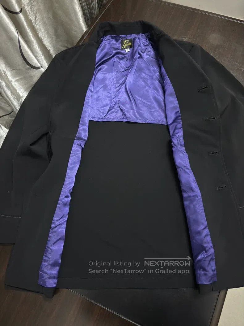 Needles Needles size S Black Soul Butterfly Embroidered Suit Jacket Size 46R - 4 Thumbnail