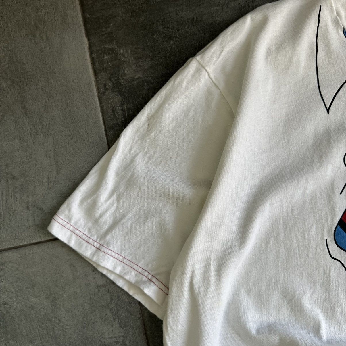 DC Comics × Vintage Vintage DC Super Man T-shirts Joke Humor Cartoon Comics Size US XXL / EU 58 / 5 - 8 Thumbnail