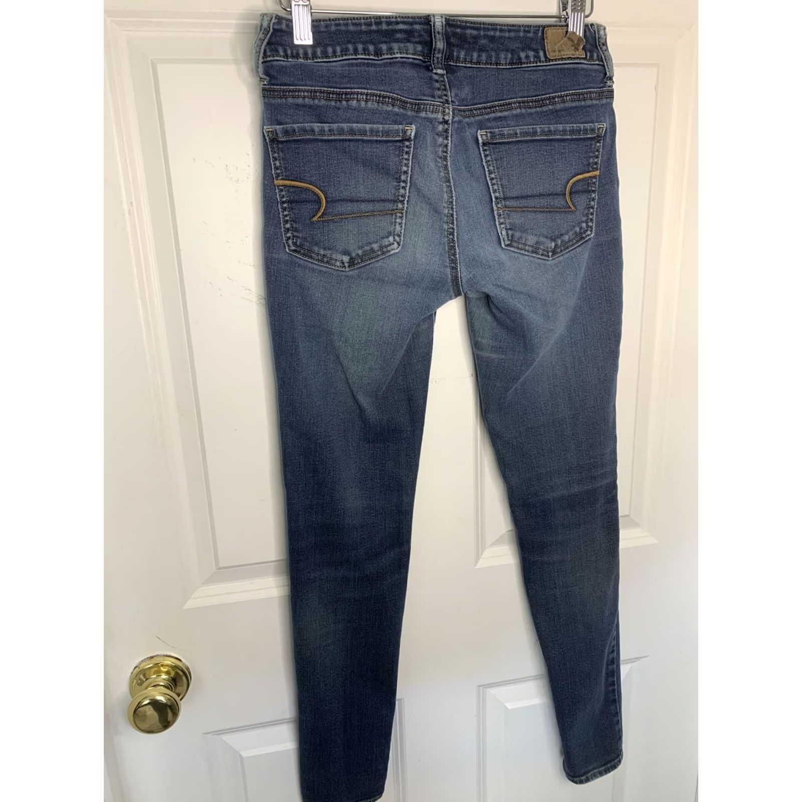 American Eagle Outfitters American Eagle Outfitters Jegging Jeans Slim Distressed Blue Size 2 Womens Regular Denim Shirt No N/A Size 26" / US 2 / IT 38 - 5 Thumbnail