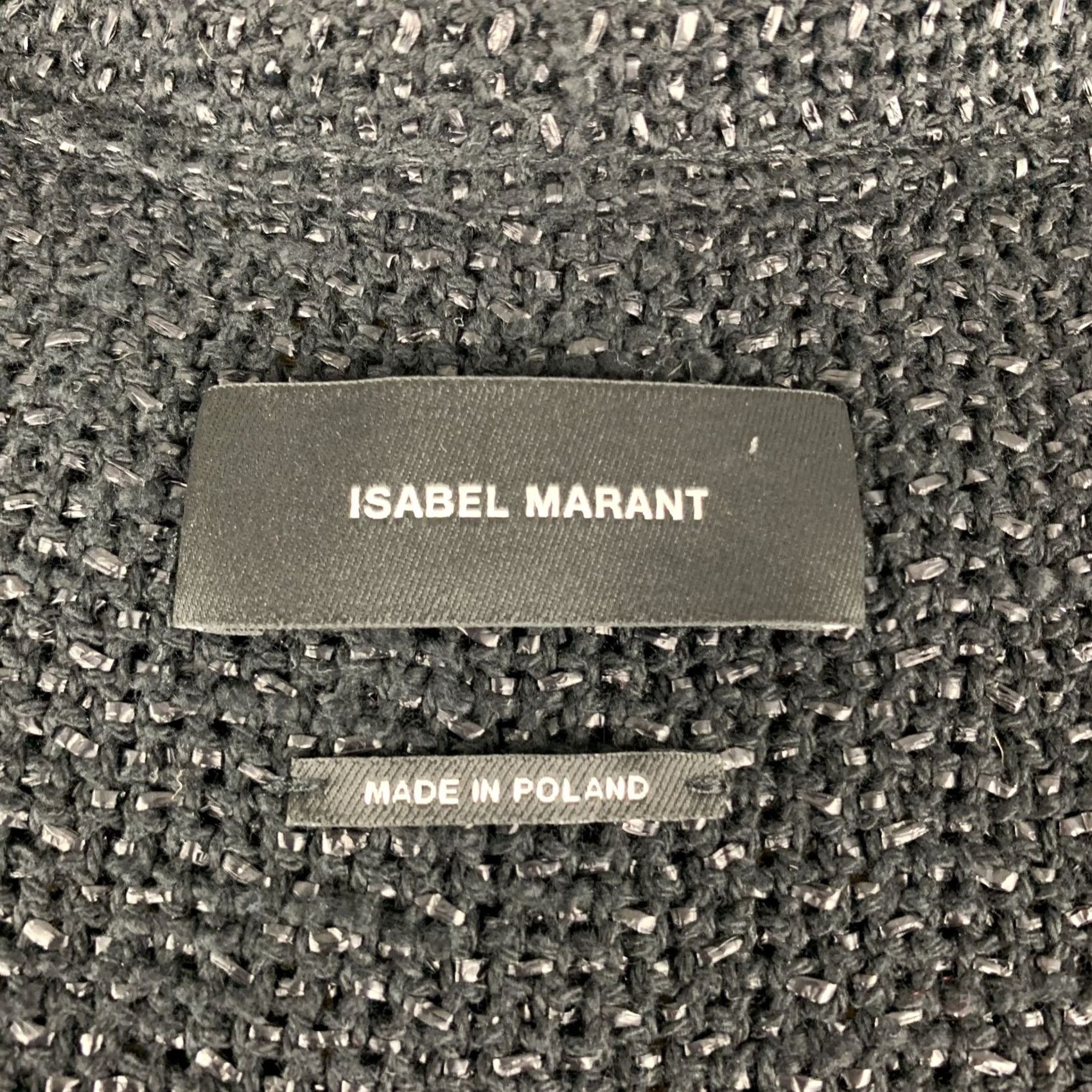 Isabel Marant ISABEL MARANT Black Tweed Fringe Blazer Jacket Size 4 Women Size S / US 4 / IT 40 - 7 Thumbnail
