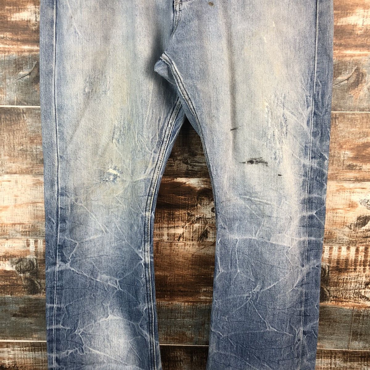 JACKROSE DLL Jack Rose Blue Distressed Denim Pants #C011 Size US 32 / EU 48 - 5 Thumbnail