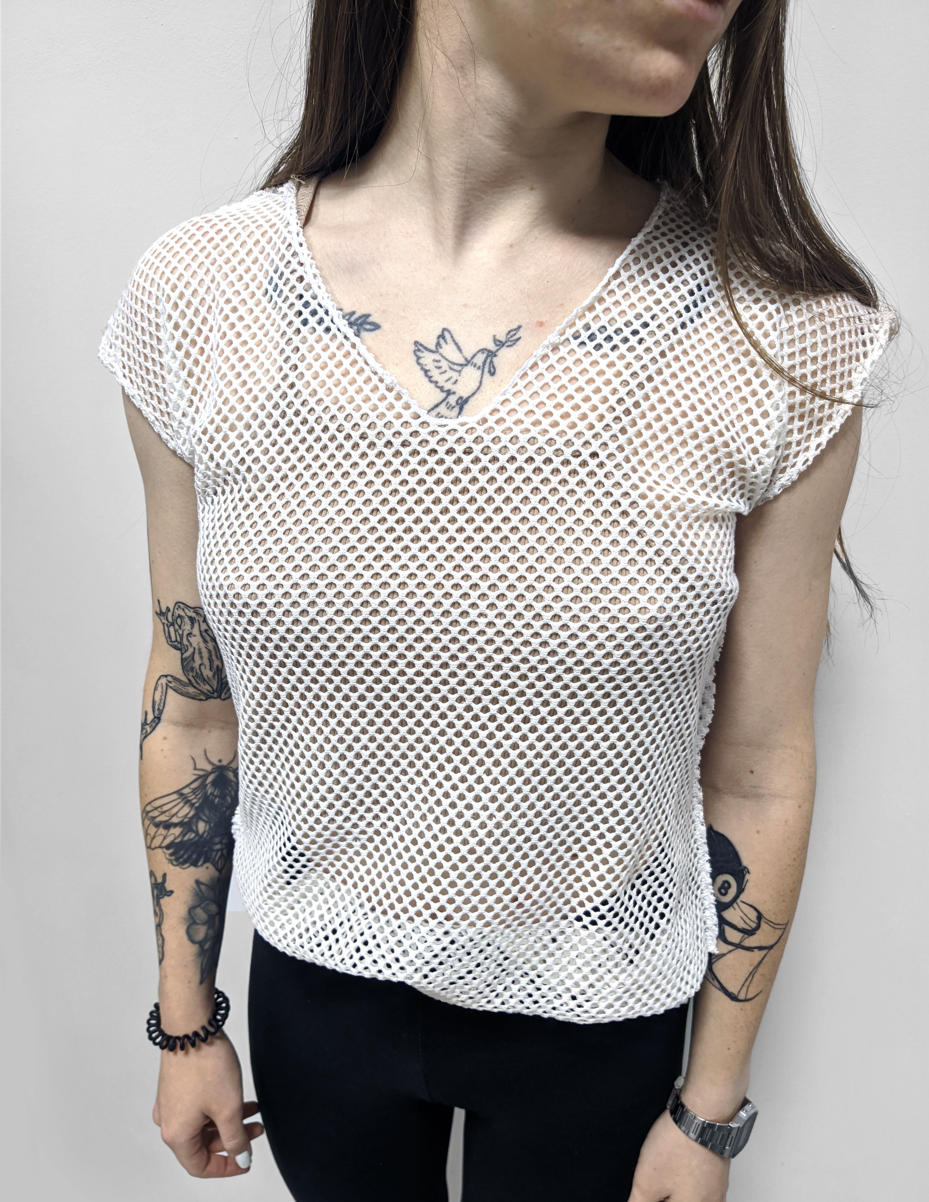 Hysteric Glamour japanese mesh tank top avant garde y2k Size M / US 6-8 / IT 42-44 - 3 Thumbnail
