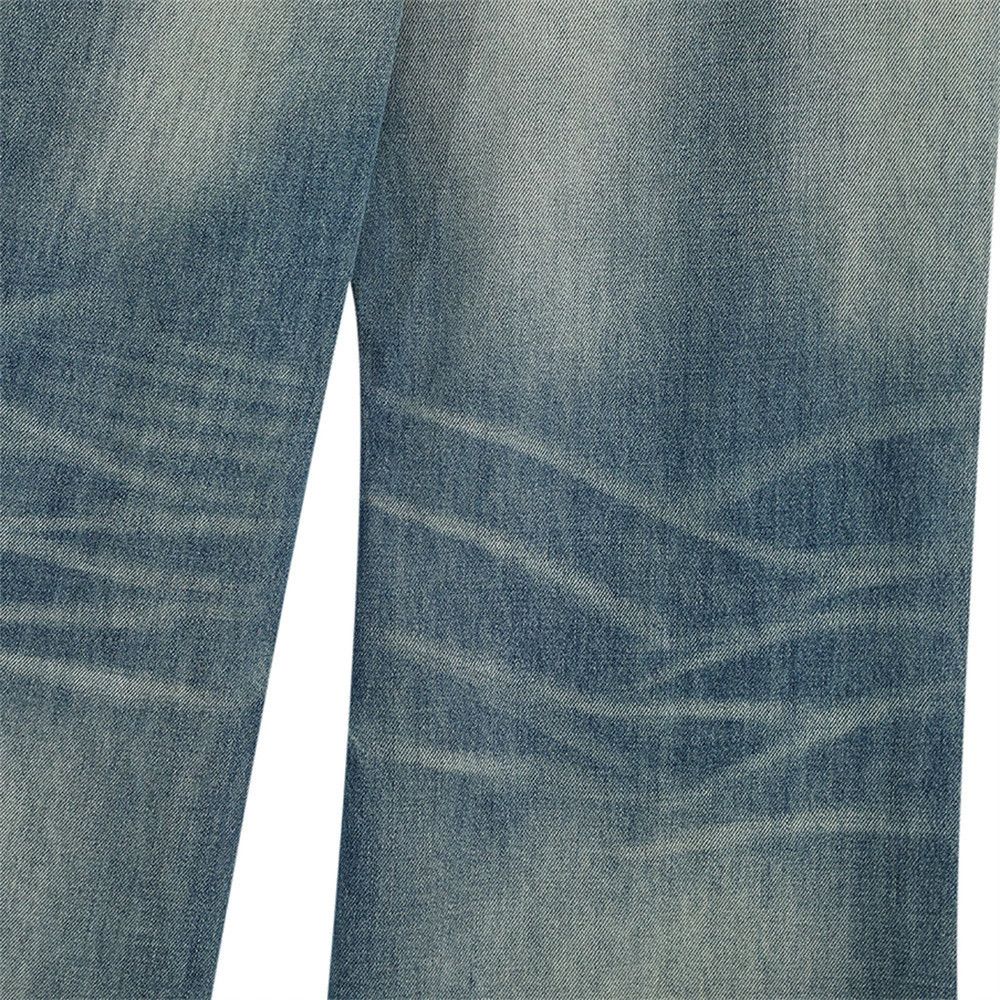 Jean Distressed casual punk washed gradient bootcut jeans Size US 32 / EU 48 - 5 Thumbnail