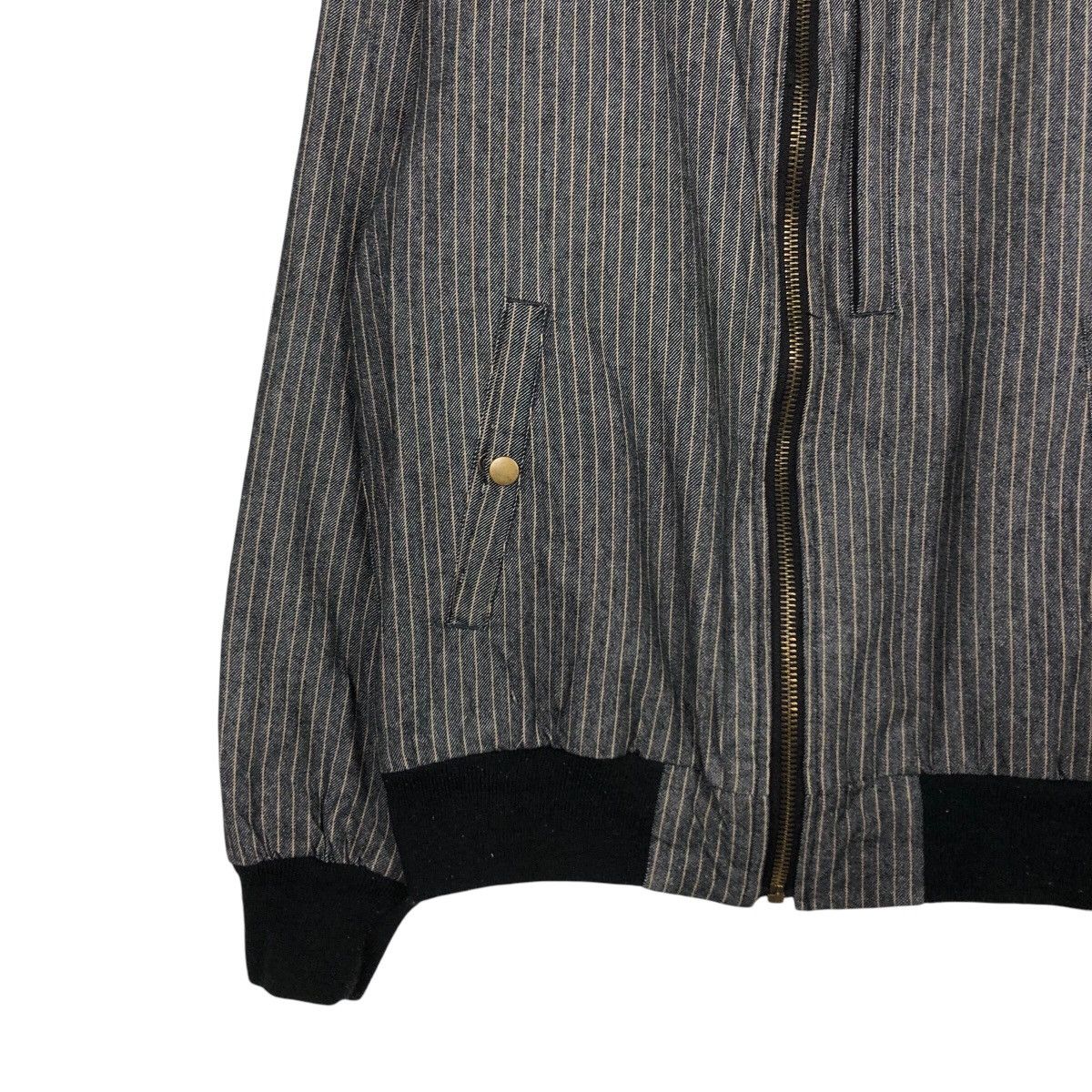 Japanese Brand 📌Vintage Hickory Chore Bomber Jacket Woolrich Issey Miyake Size US M / EU 48-50 / 2 - 5 Thumbnail
