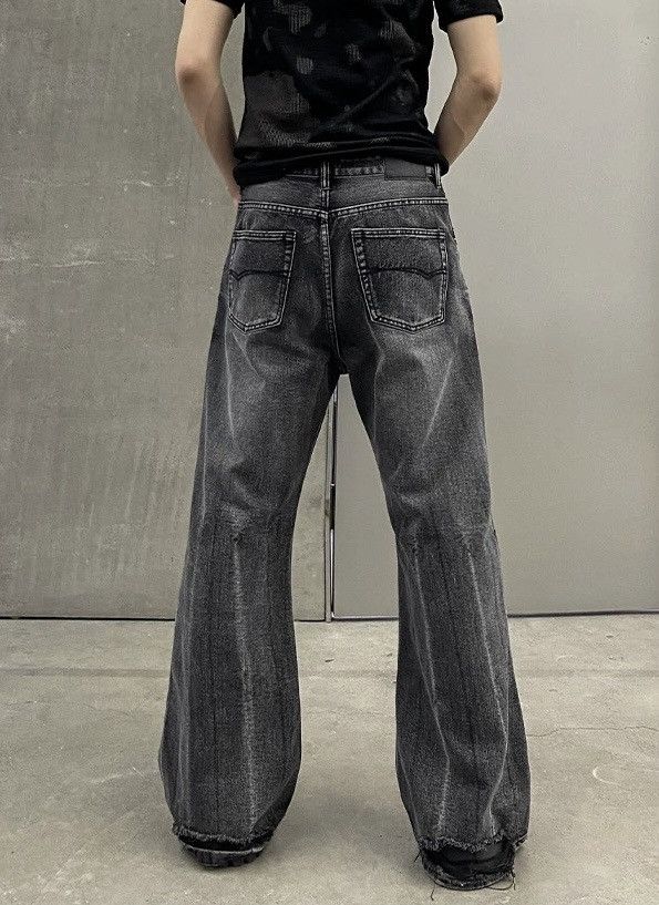 Japanese Brand × Vintage Fashion grunge distressed washed flared jeans pants Size US 30 / EU 46 - 3 Thumbnail