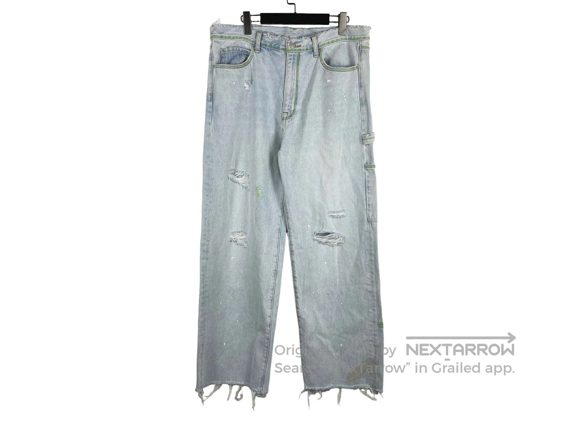 Other Epide Prefab Green External Stitching Destroyed Patch Ink Size US 36 / EU 52 - 1 Thumbnail