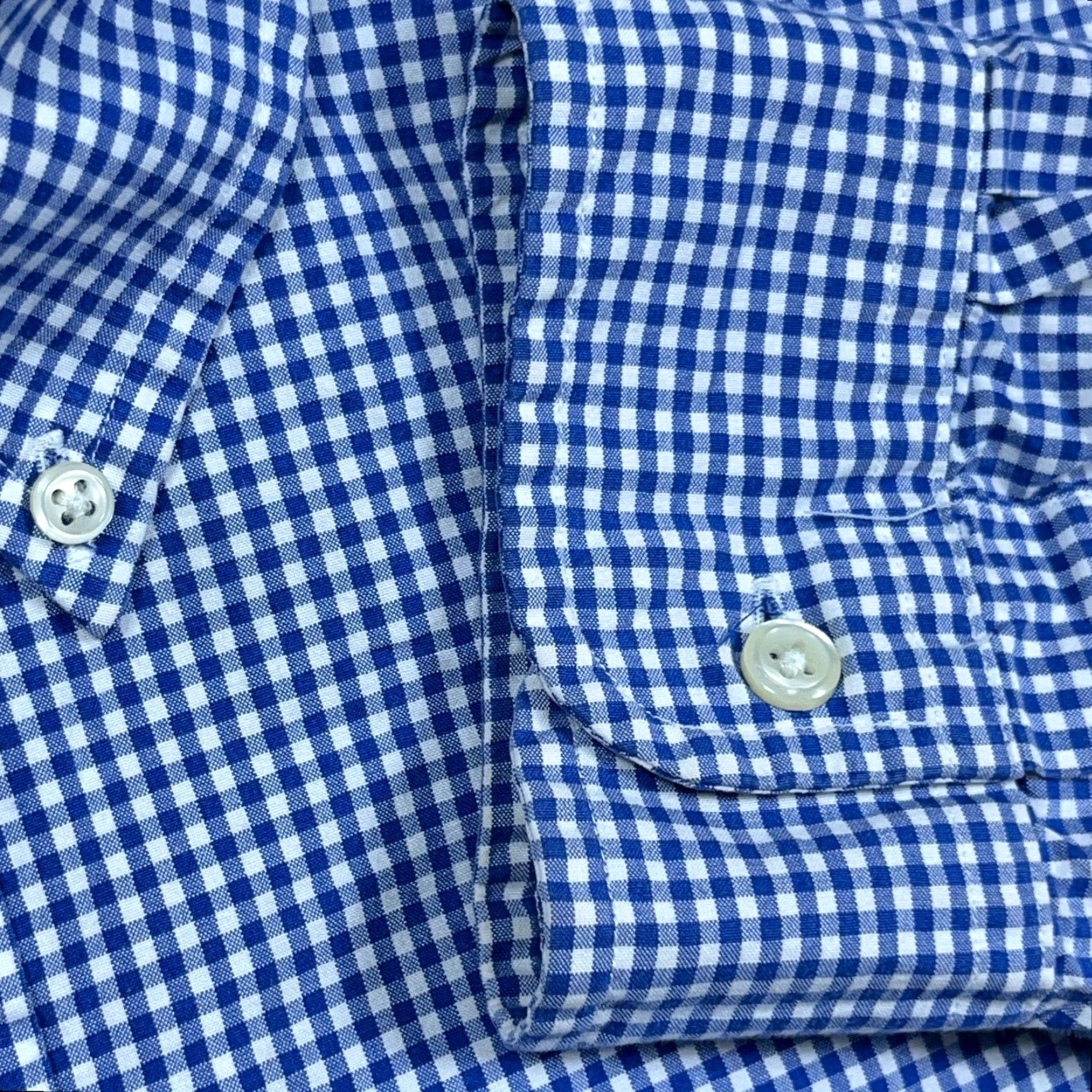 Ralph Lauren Ralph Lauren Shirt Men XL Blue Red Button Up Gingham Check Poplin Dress Casual Size US XL / EU 56 / 4 - 5 Thumbnail