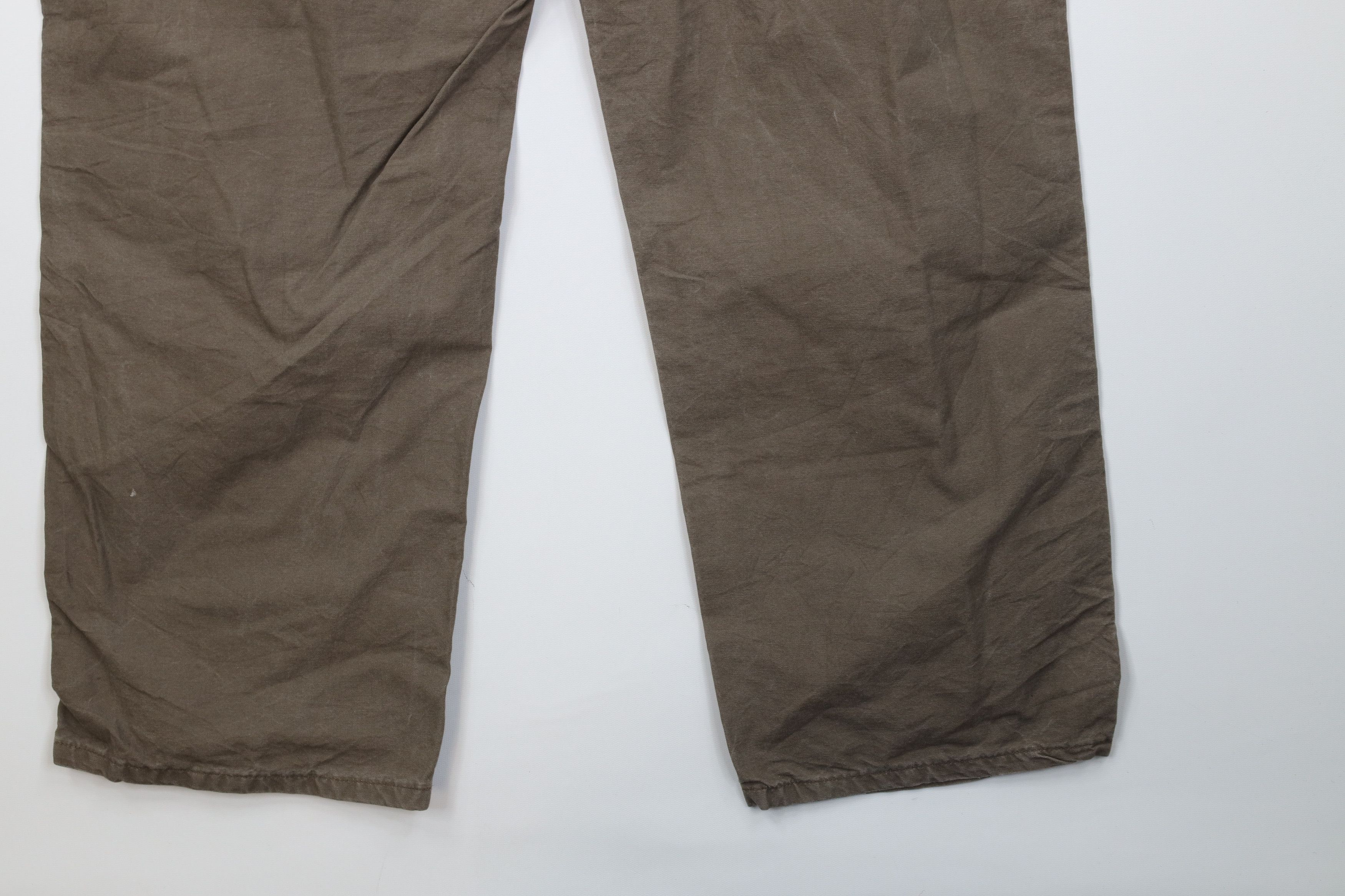 Carhartt Vintage Y2K Carhartt Wide Leg Dungaree Pants Light Brown Size US 36 / EU 52 - 15 Thumbnail