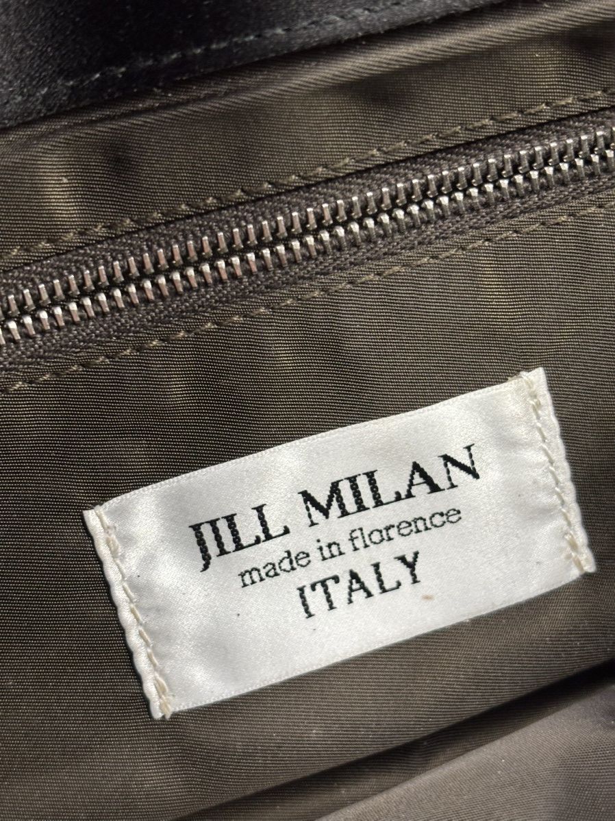 Designer Jill Milan Black Envelope Clutch Bag Made in Italy Size ONE SIZE - 8 Thumbnail