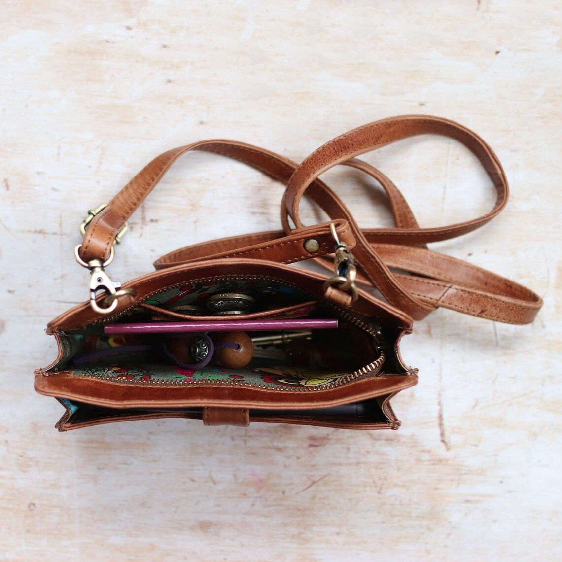 Other The Leather Store Eden Handmade Smartphone Crossbody Bag Sho Size ONE SIZE - 4 Thumbnail