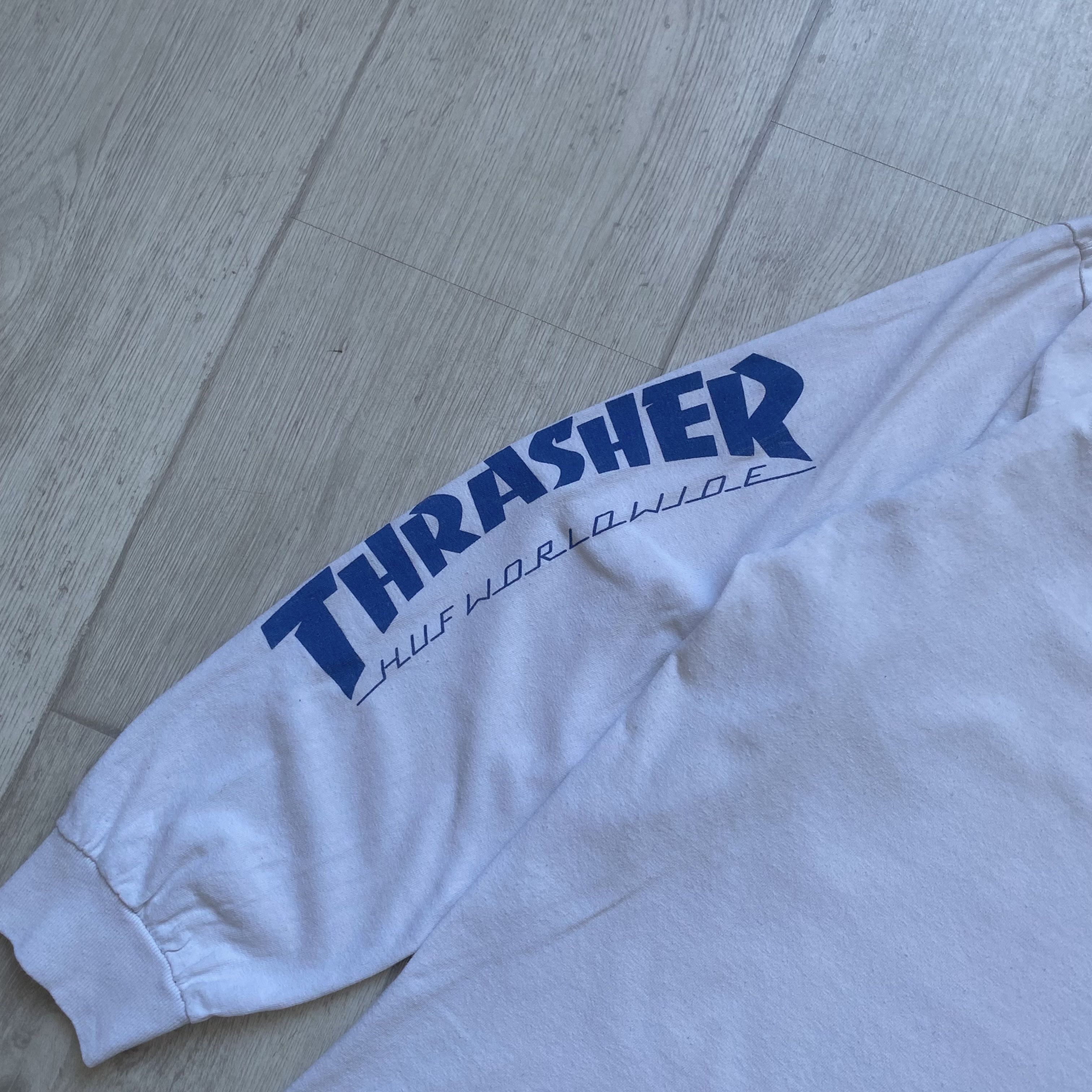 Huf × Thrasher Huf x Thrasher Basic Loogo Longsleeve t-shirt Pullover tee Size US L / EU 52-54 / 3 - 5 Thumbnail
