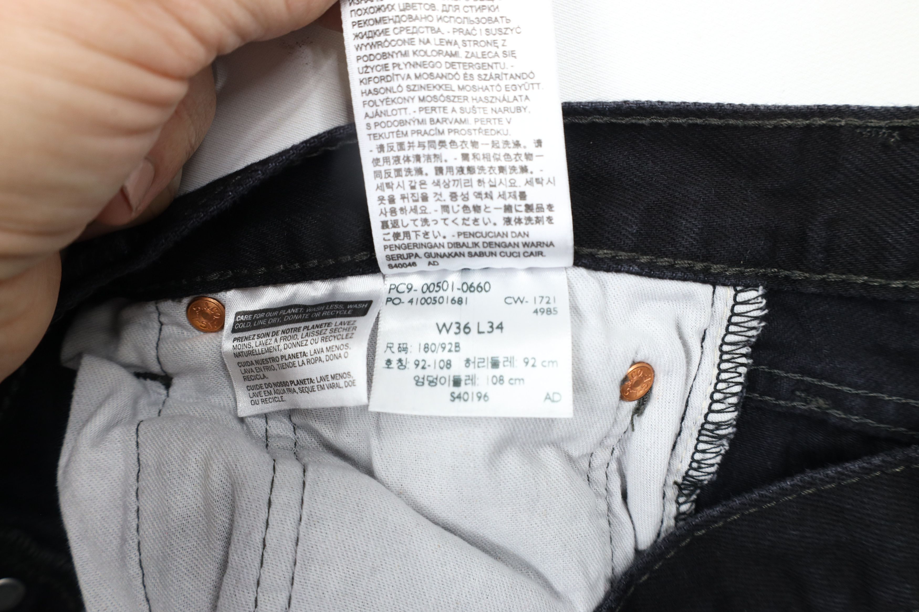 Levi's Vintage Y2K Levis 501xx Button Fly Original Fit Denim Jeans Size US 36 / EU 52 - 6 Thumbnail
