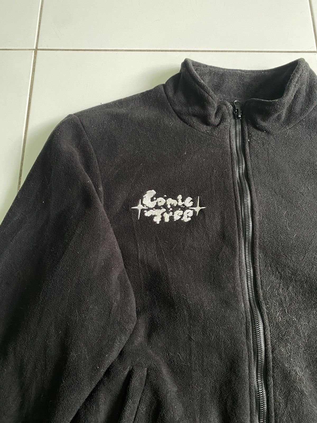 Japanese Brand × Other Comictree graphic Logo night light fleece Zipup Black Jacket Size US L / EU 52-54 / 3 - 9 Thumbnail