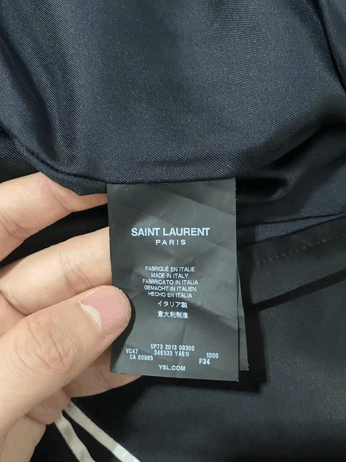 Saint Laurent Paris Sz 34 Saint Laurent Paris 14SS Bloody Teeth Jacket Size XS / US 0-2 / IT 36-38 - 4 Thumbnail