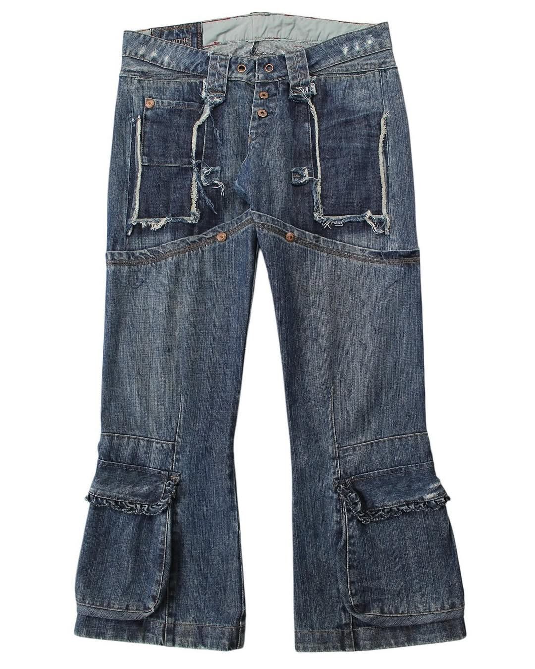 CLOSED × Marithe + Francois Girbaud SS2004 MARITHE FRANCOIS GIRBAUD CARGO JEANS Size US 27 - 1 Thumbnail