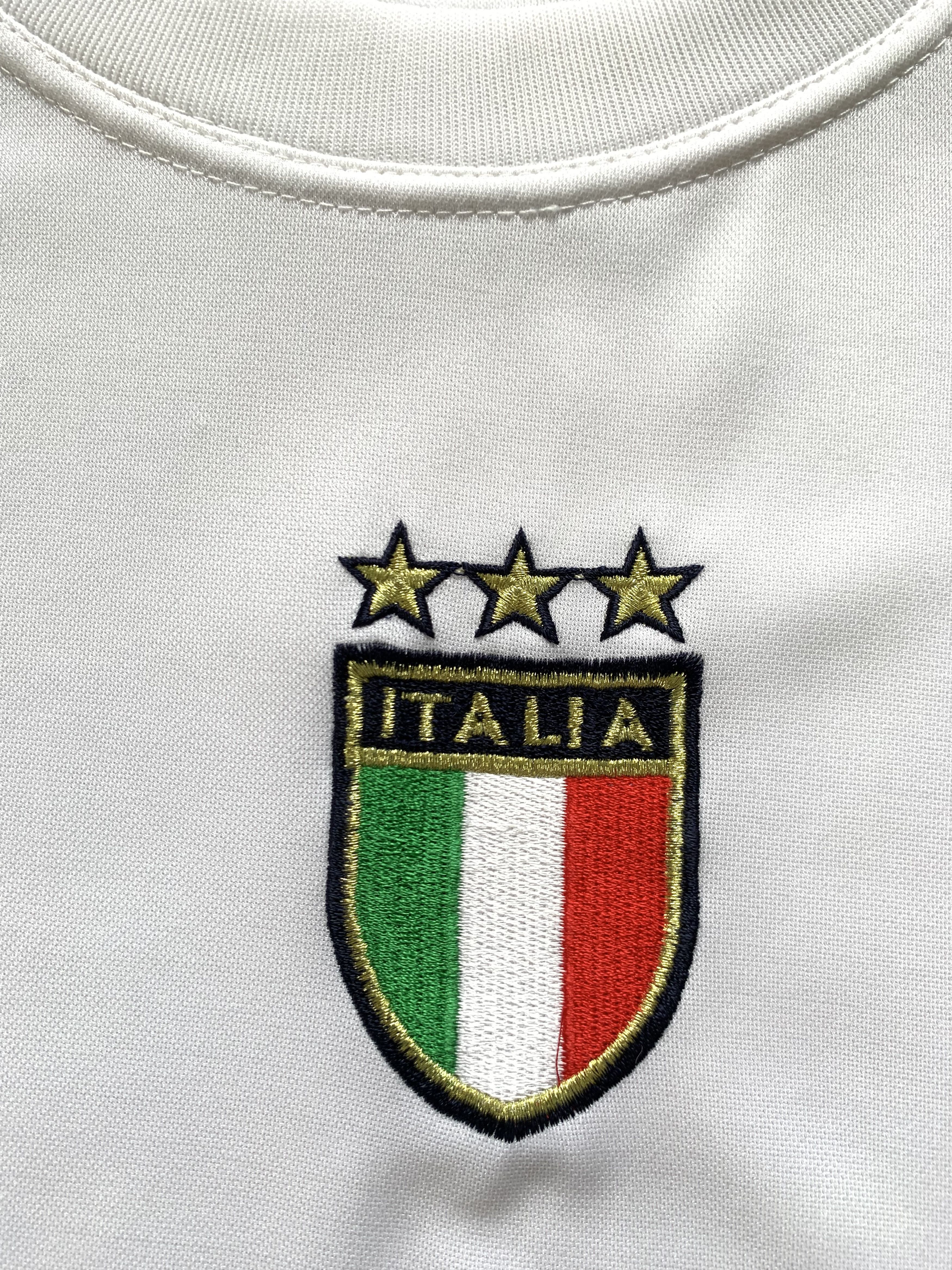 Vintage Rare Italia Gold Football Centr Logo White Vintage Jersey Size US S / EU 44-46 / 1 - 5 Thumbnail