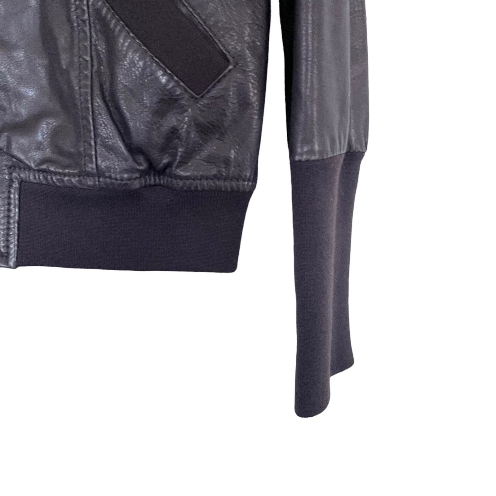 Theory Theory Leather Full Zip Seam Sealed Bomber Jacket Brown Size US L / EU 52-54 / 3 - 6 Thumbnail