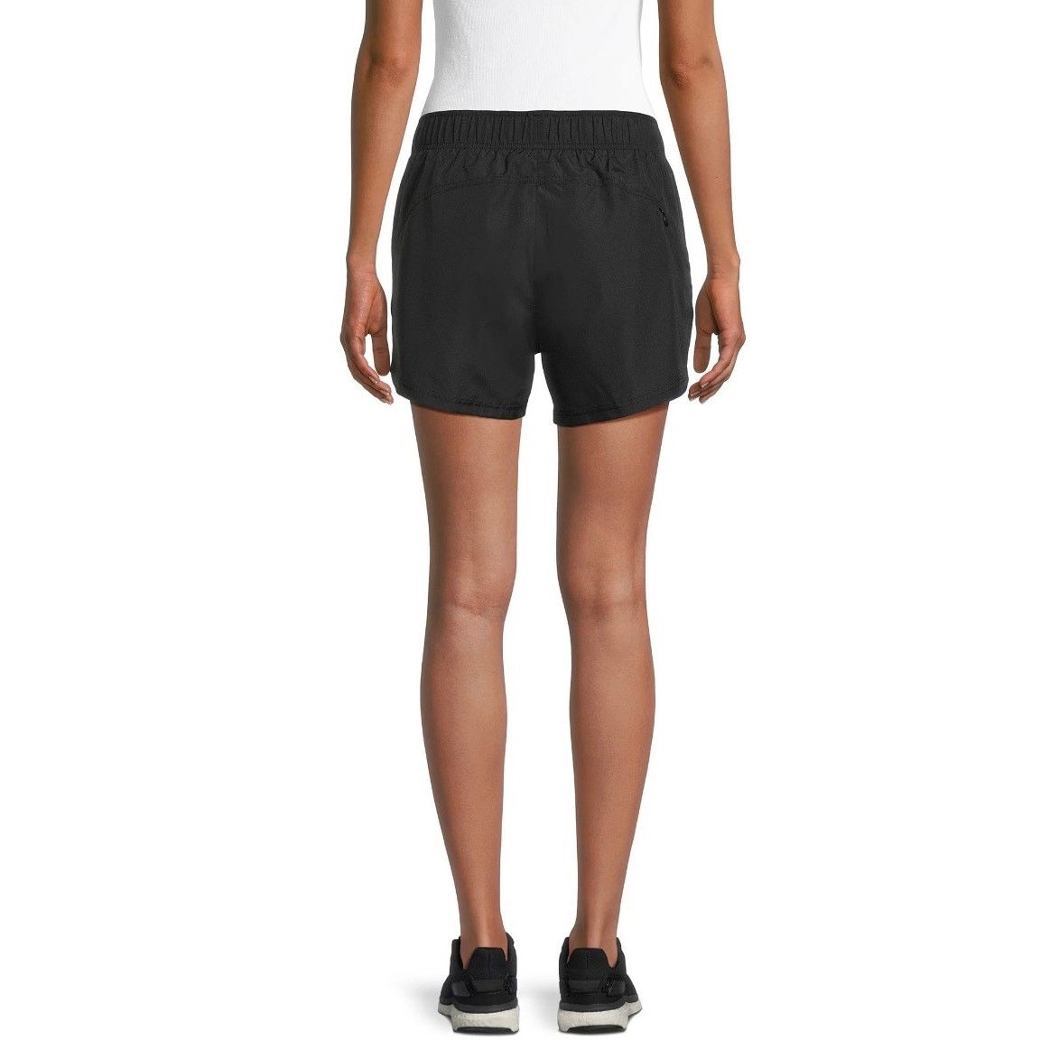 Athletic Works Womens Core Running Shorts Black Soot Lightweight Activewear Size 42" / US 20 - 2 Thumbnail