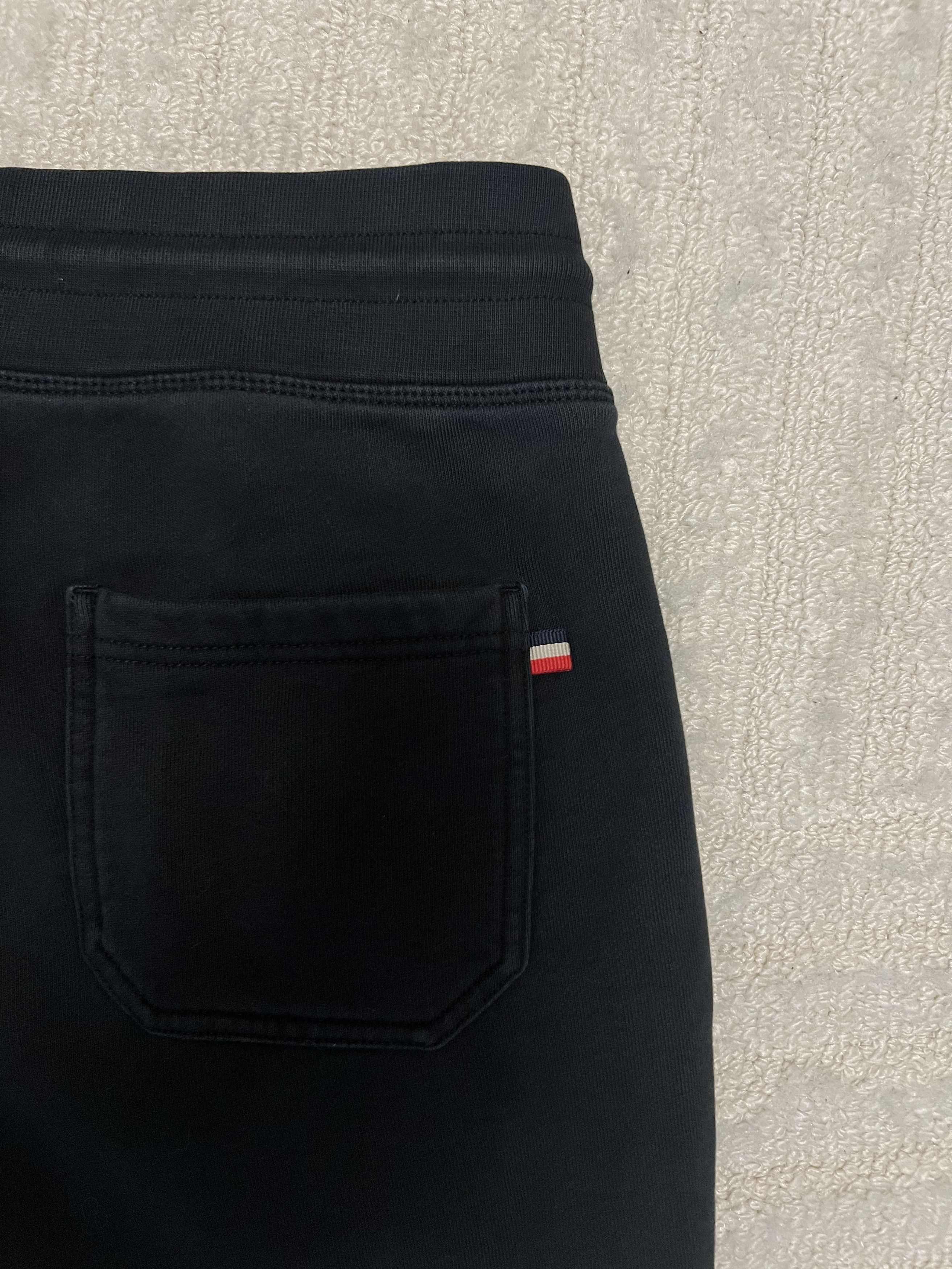 Moncler Black Logo Cuffed Jogger Size US 30 / EU 46 - 7 Thumbnail