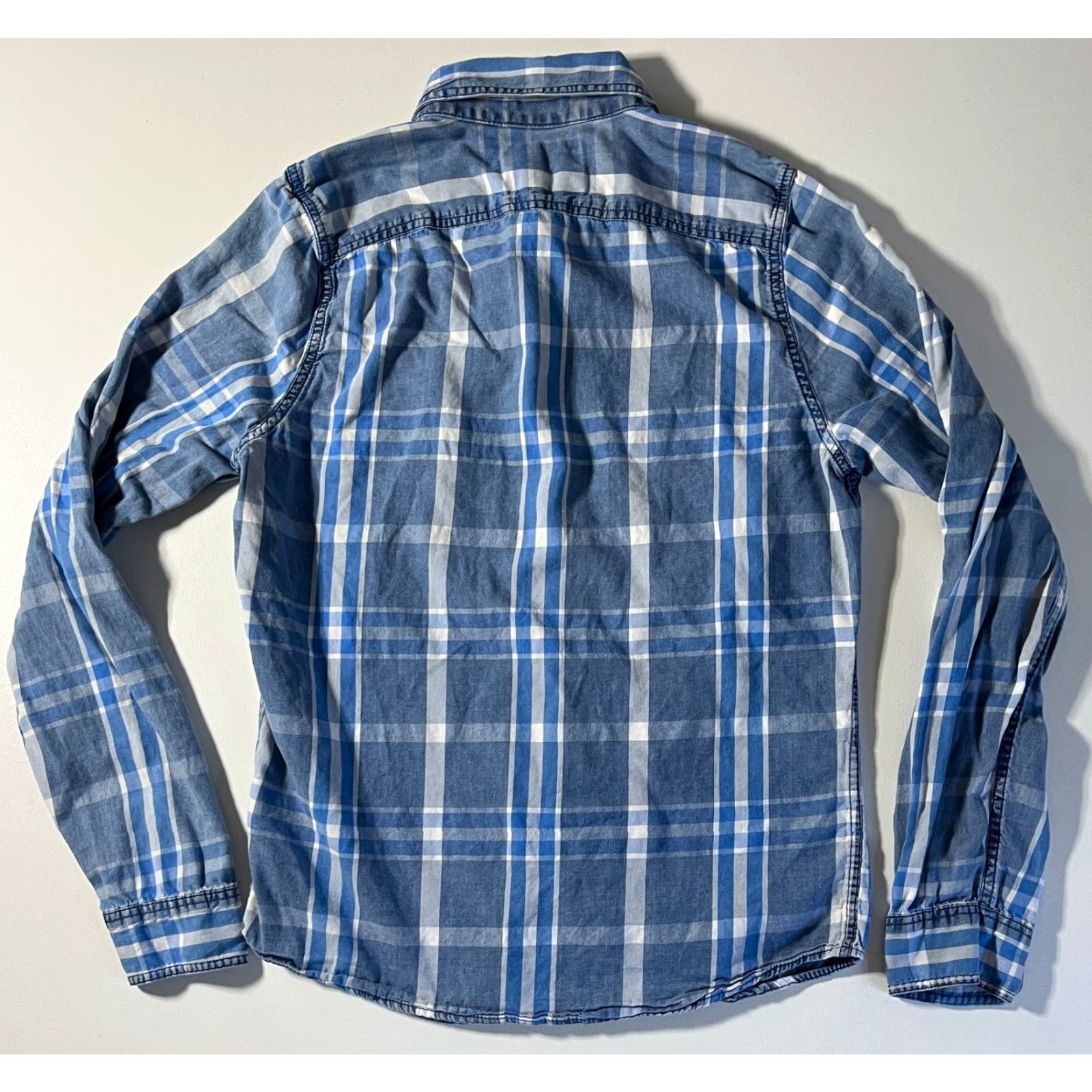 Abercrombie & Fitch VINTAGE Abercrombie & Fitch Button-Up Plaid Shirt Muscle Fit Sz M Men’s Size US M / EU 48-50 / 2 - 5 Thumbnail