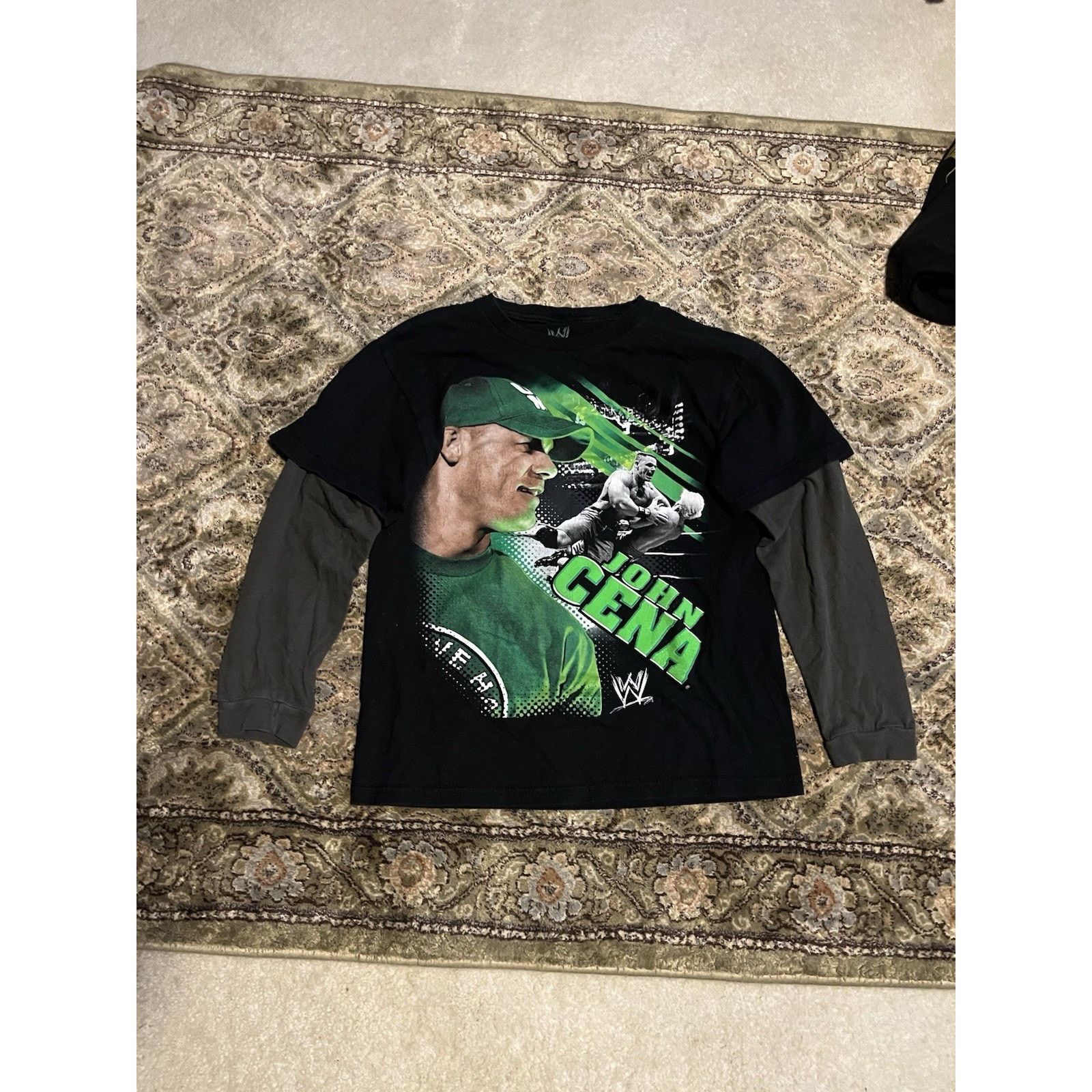 WWE John Cena WWE Youth Long Sleeve Shirt 14/16 Size US XXS / EU 40 - 1 Thumbnail