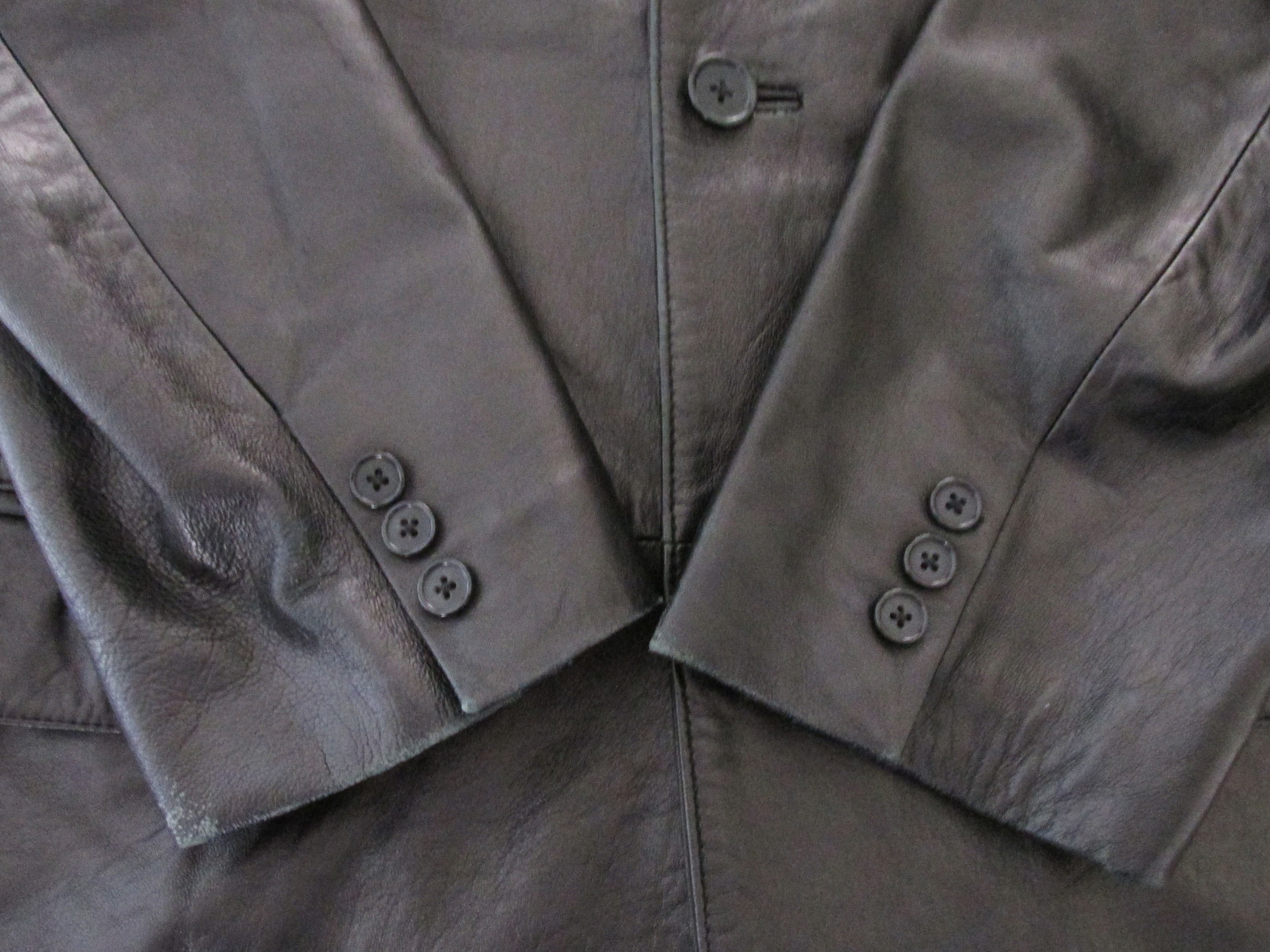 Jones New York Jones NY Men's Leather Jacket/Coat Size 44L Size US XL / EU 56 / 4 - 6 Thumbnail