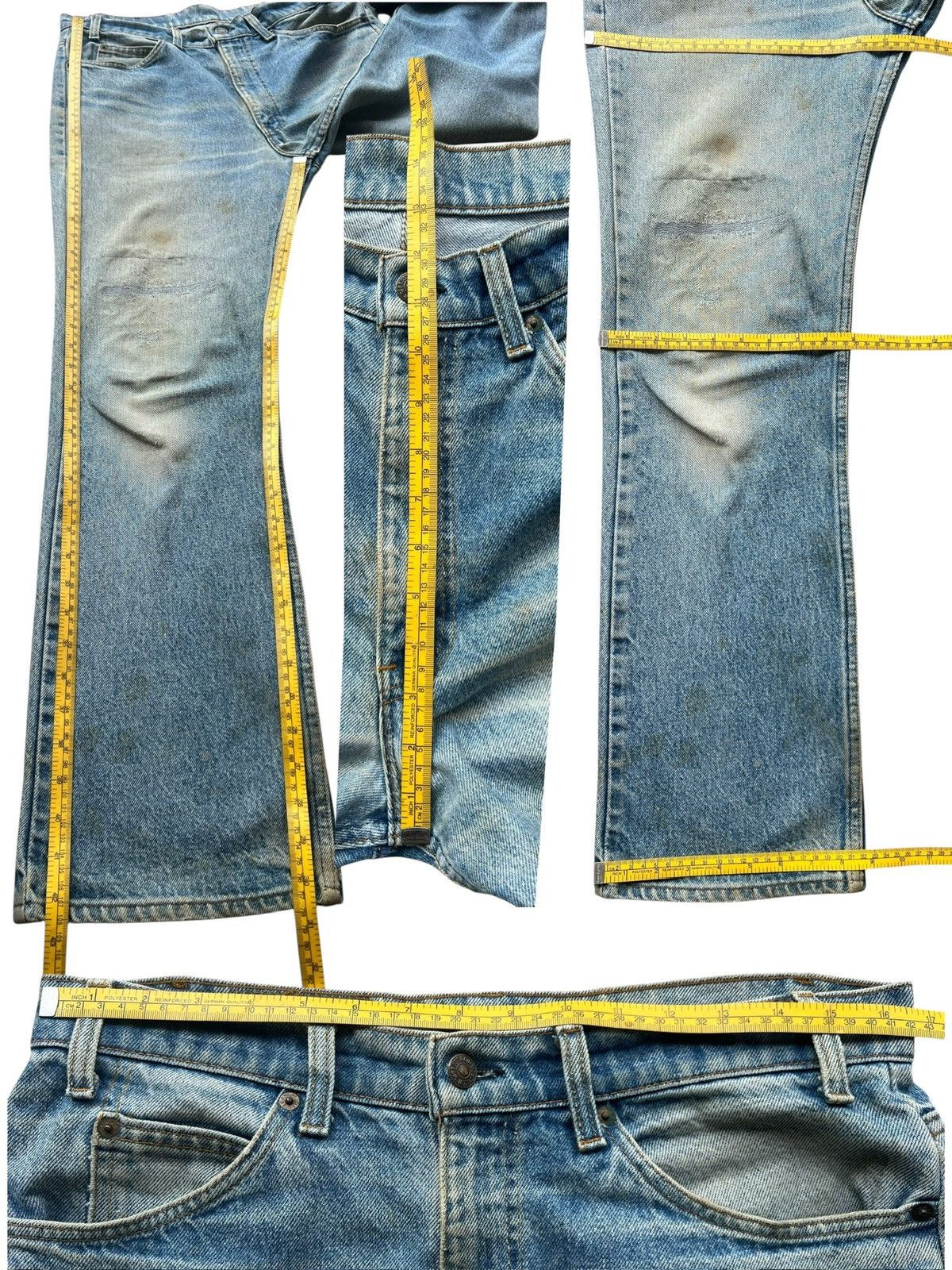 Levi's Vintage 80s Levi’s Orange Tab Distressed Denim Jeans 33x30.5 Size US 33 - 3 Thumbnail
