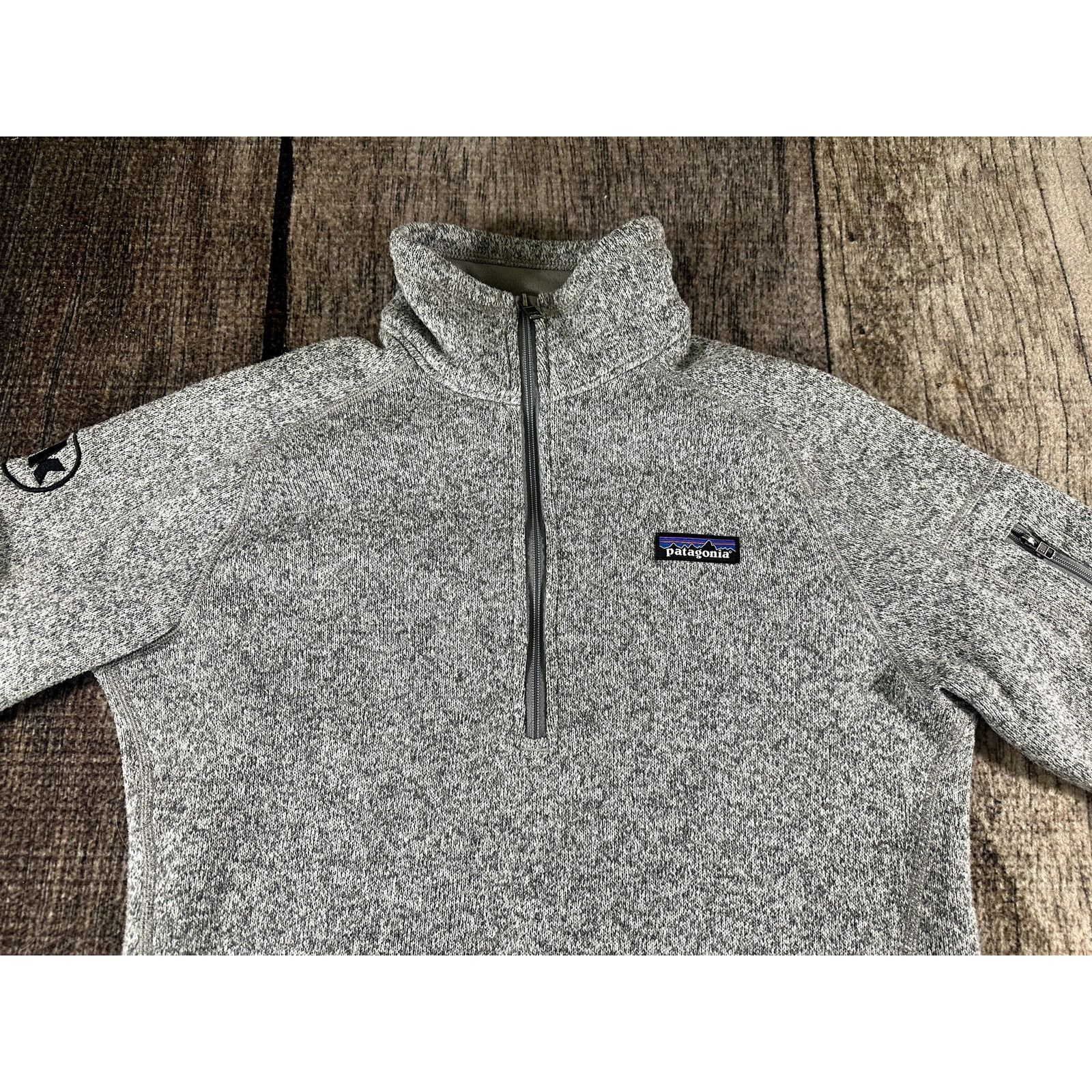 Patagonia Patagonia Better Sweater Womens 1/4 Zip Fleece Pullover Grey Size M / US 6-8 / IT 42-44 - 2 Thumbnail
