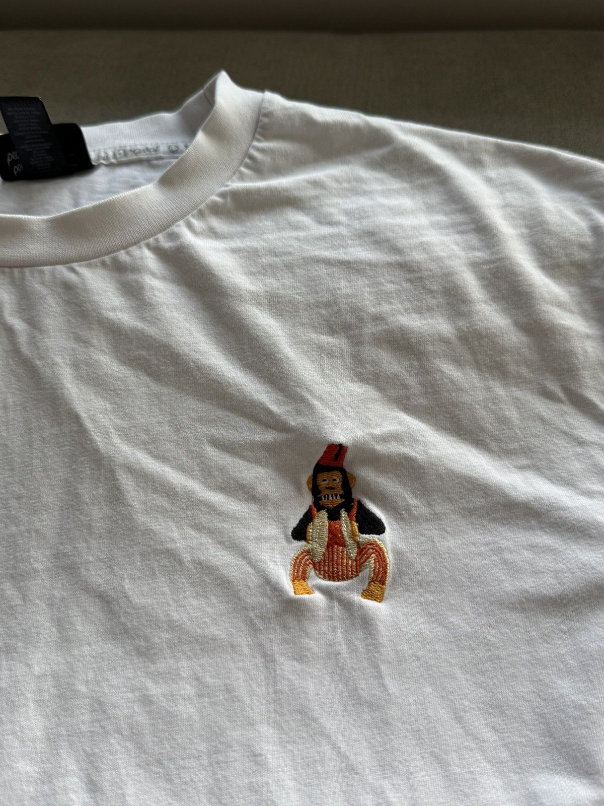Percival Percival Monkey White T-Shirt Size US XL / EU 56 / 4 - 3 Thumbnail