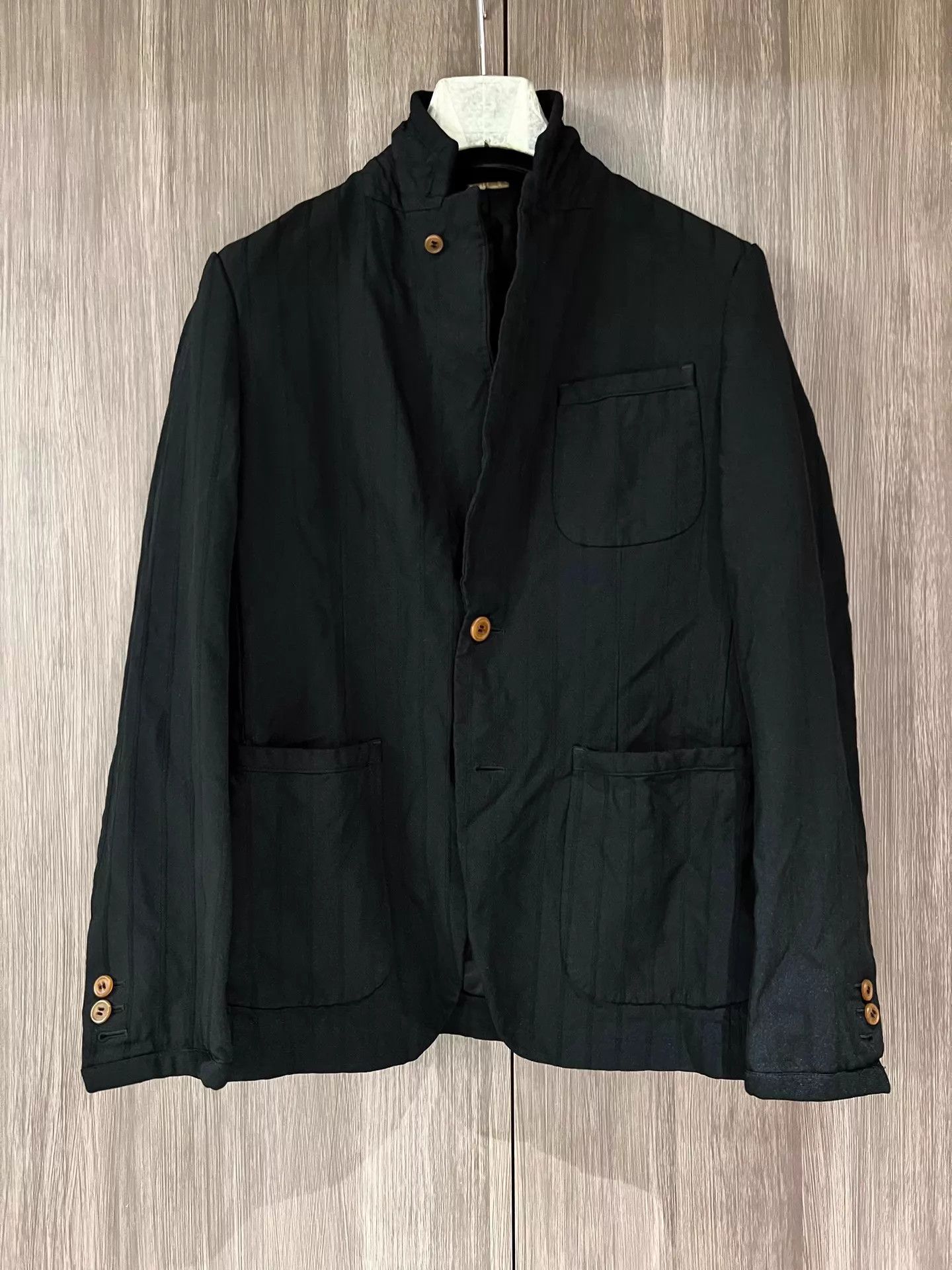 Comme des Garcons CDG HOMME DEUX 2015 2-Button Poly Stripe Blazer S Size US S / EU 44-46 / 1 - 2 Thumbnail