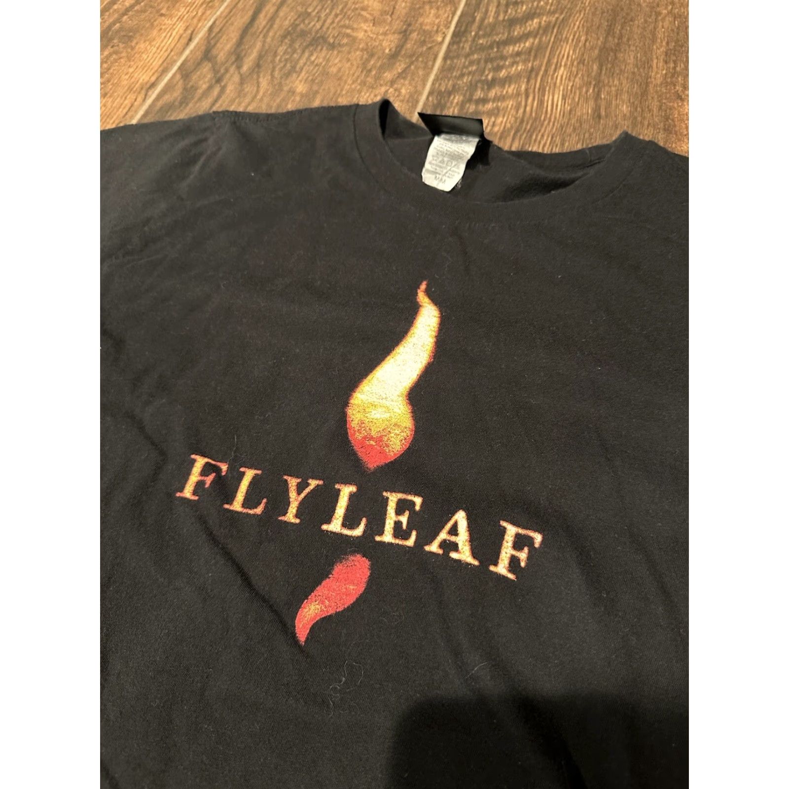 Vintage VINTAGE Giant Flyleaf Rock Band Shirt T-Shirt Mens Medium Black Cotton Logo 90s 2000s Band Tee Merch END Mens Size US M / EU 48-50 / 2 - 4 Thumbnail
