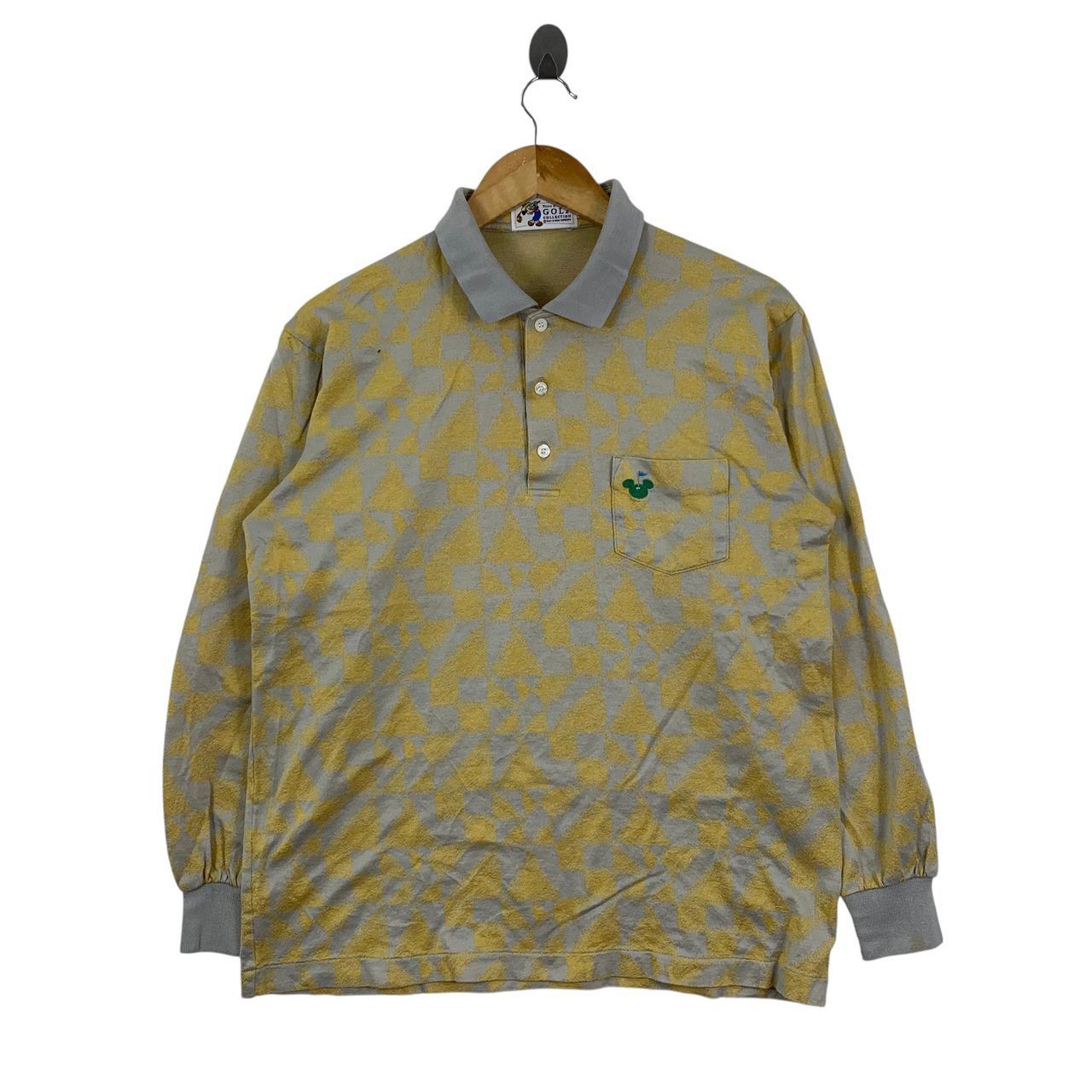 Vintage Vintage 90s TOKYO DISNEYLAND GOLF Overprint Polo Tshirt Size US L / EU 52-54 / 3 - 1 Thumbnail